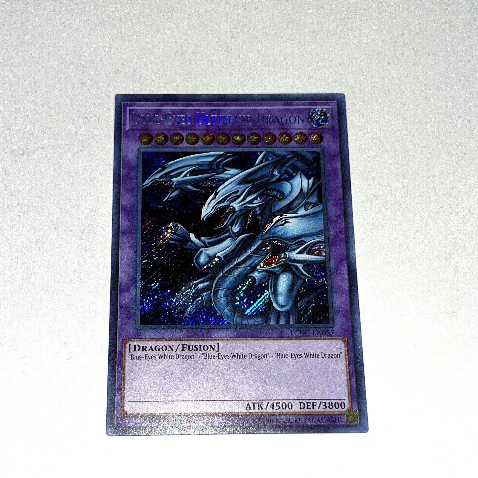 Yugioh Blue-Eyes Ultimate Dragon LCKC-EN057 Secret Rare NM