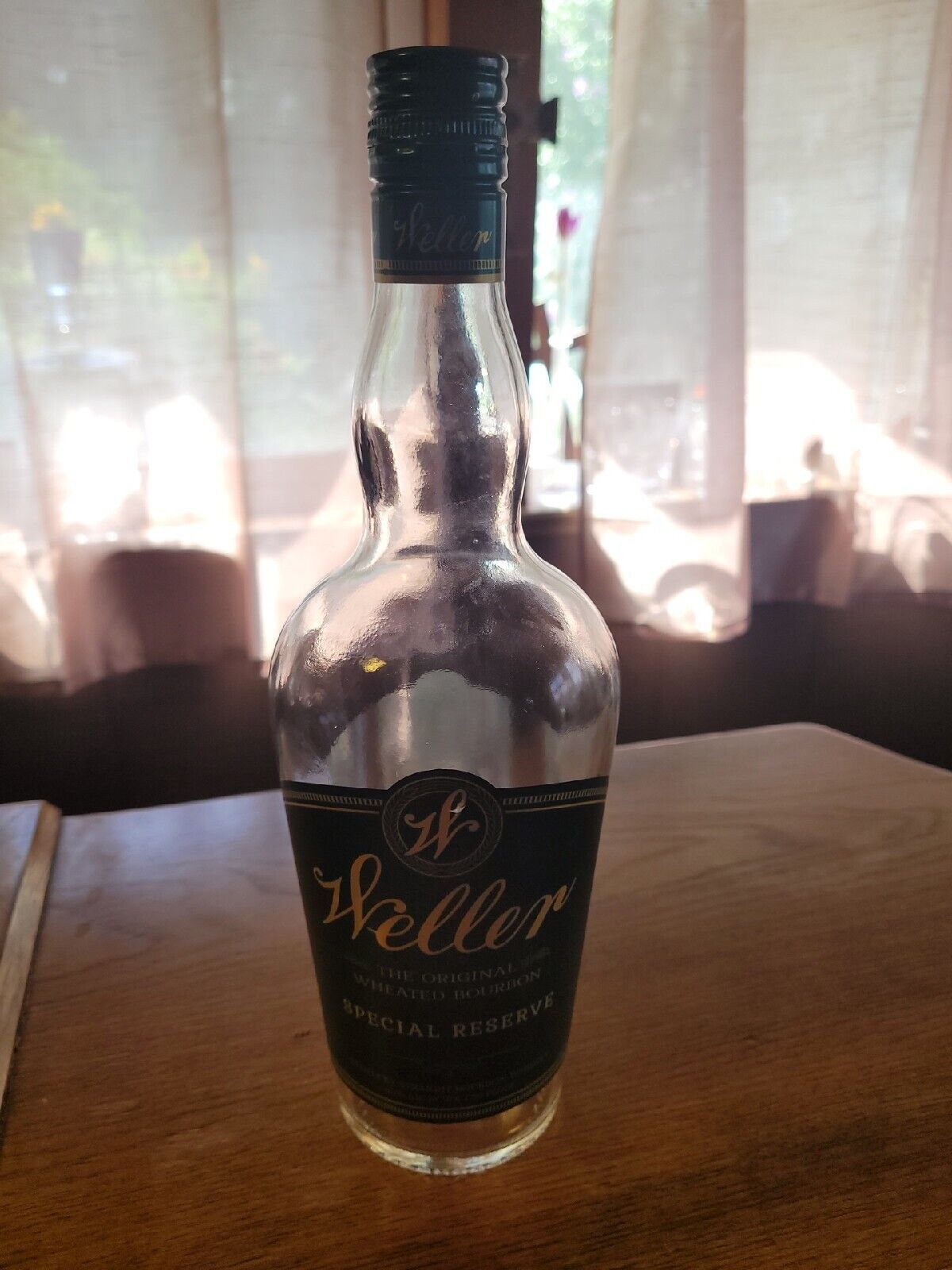Empty Weller Special Reserve Bourbon Bottle **FREE SHIPPING**