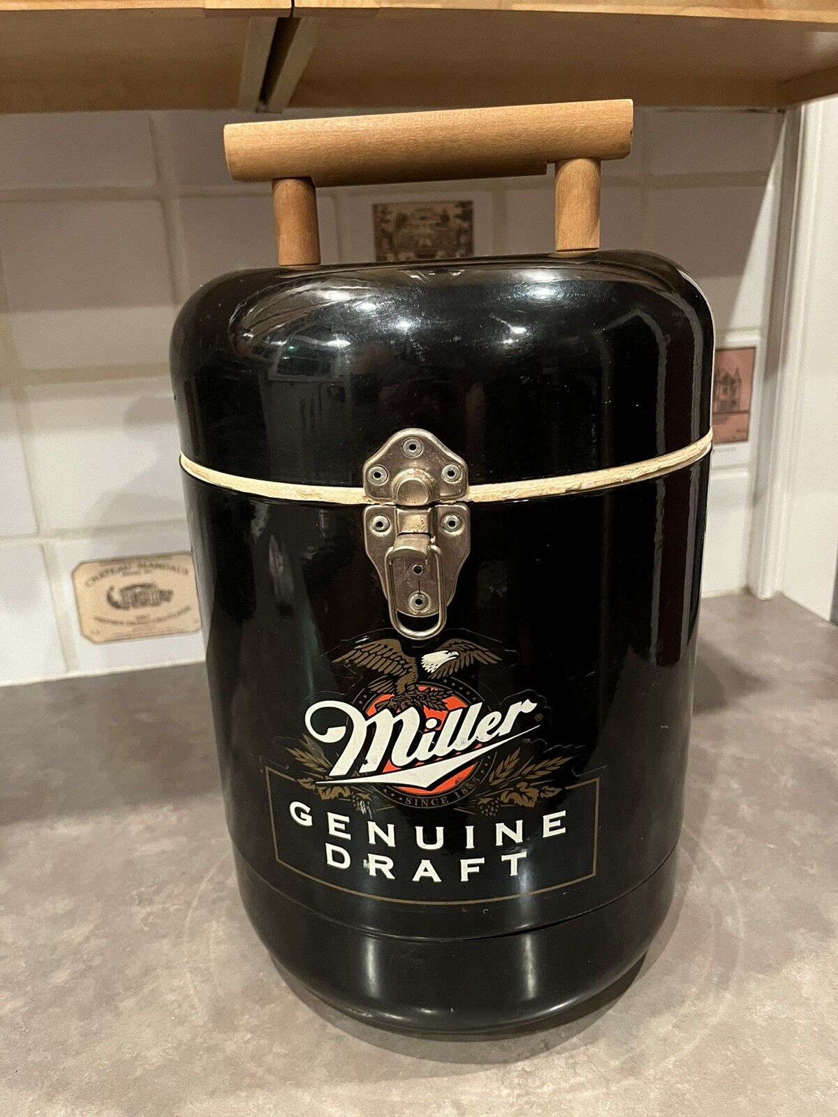 Rare Vintage Miller Genuine Draft Metal Cooler