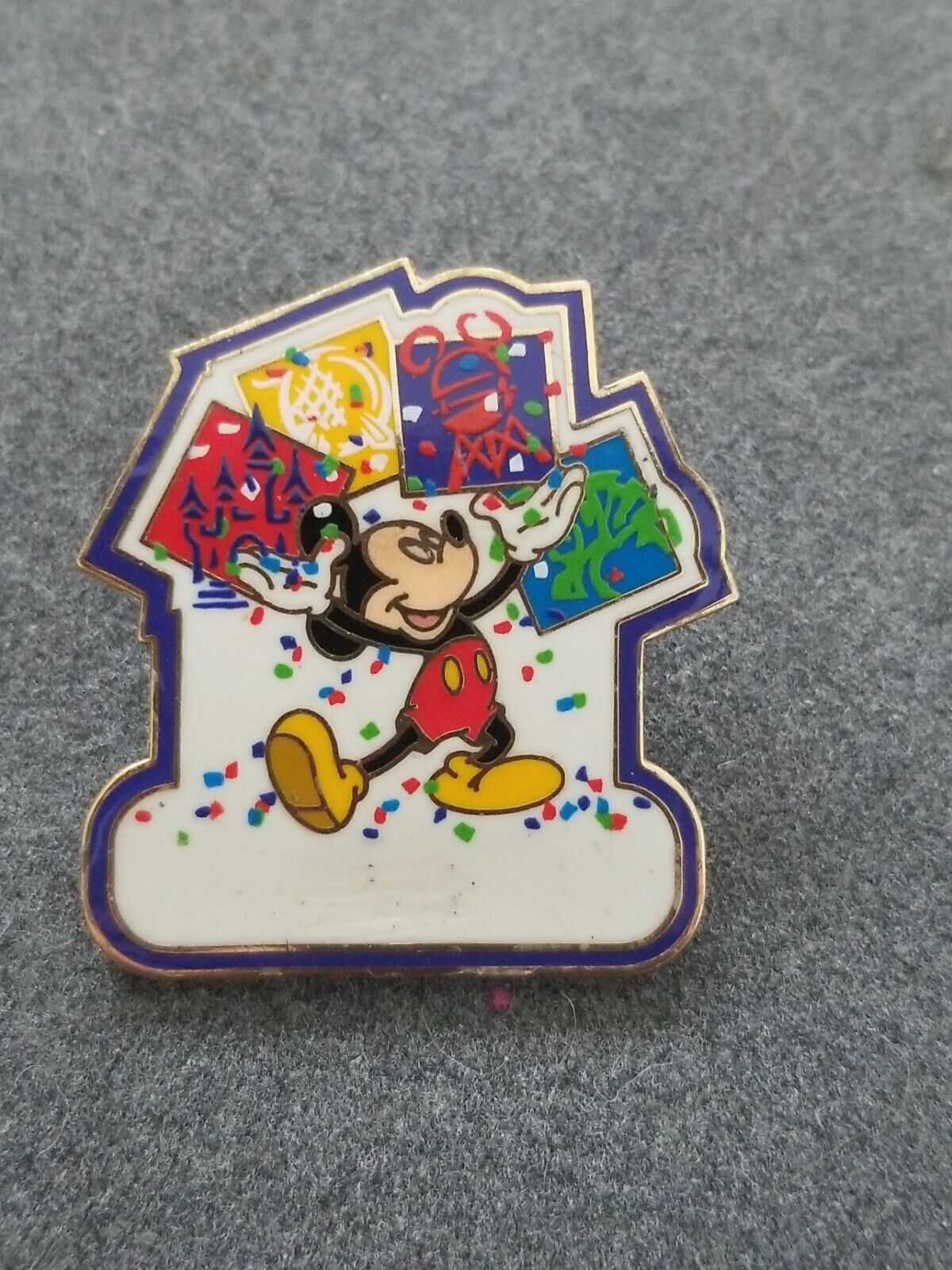 Disney WDW Mickey Park Celebration Custom Name  Pin #4415 (No Name)