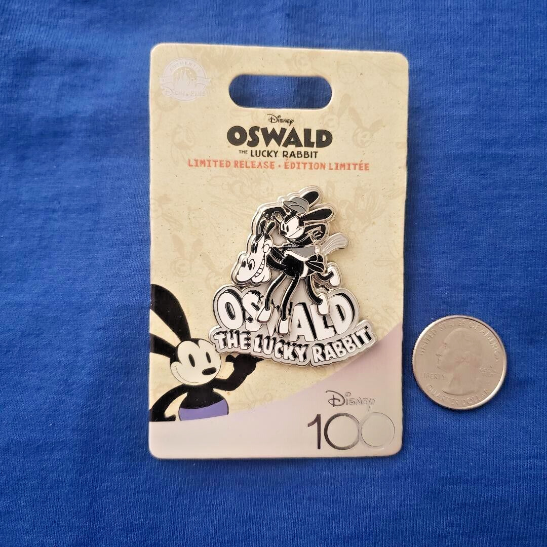 Disney Parks 2023 Platinum 100 Years 100th Oswald The Lucky Rabbit Horse Pin NEW