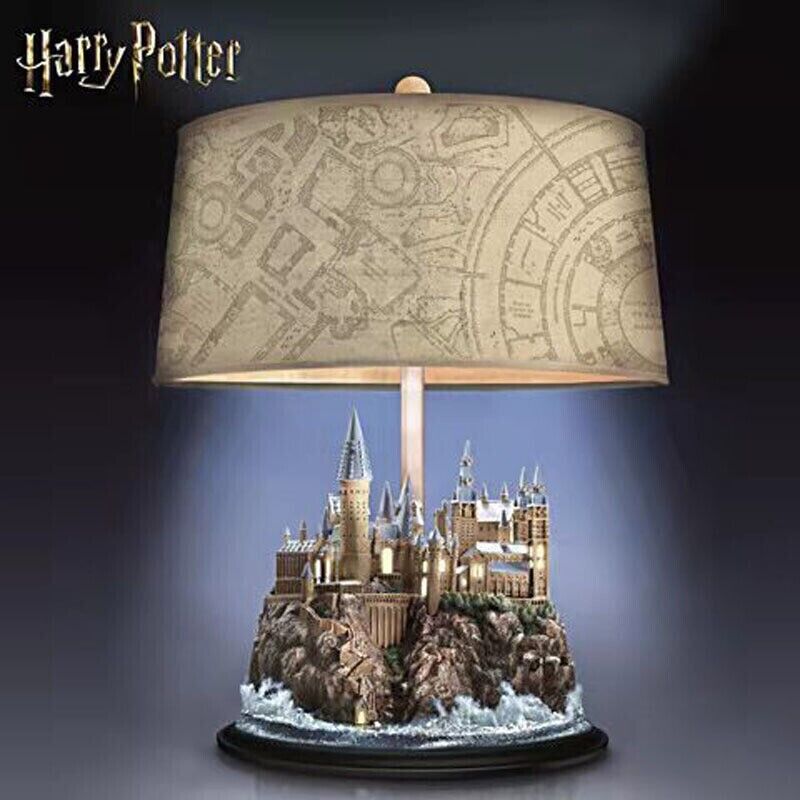 Harry Potter Hogwarts Castle Resin Lamp Retro Magic Movie Home Decoration Gifts