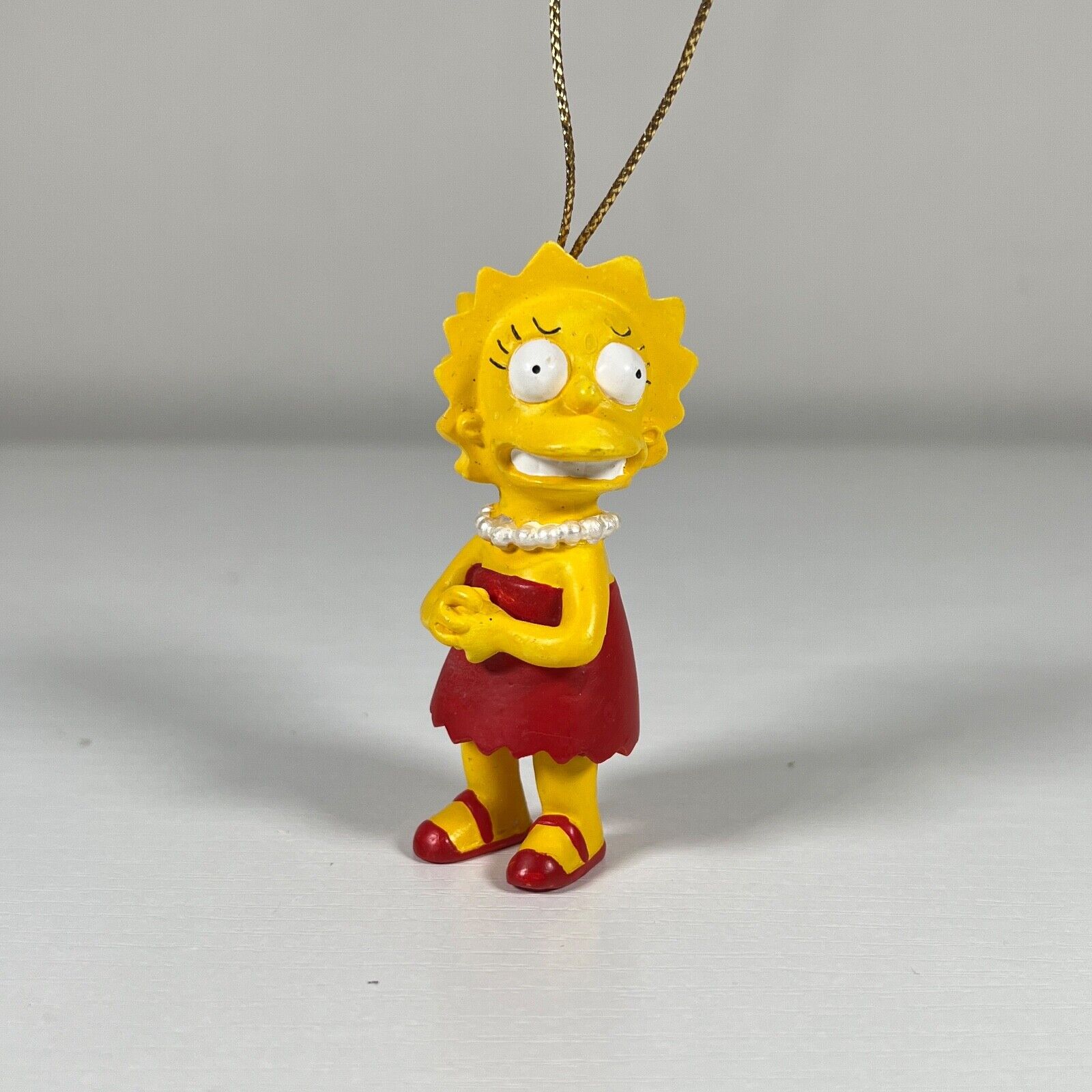 2003 The Simpsons Lisa Simpson Christmas Tree Ornament Rare #2000 Fox