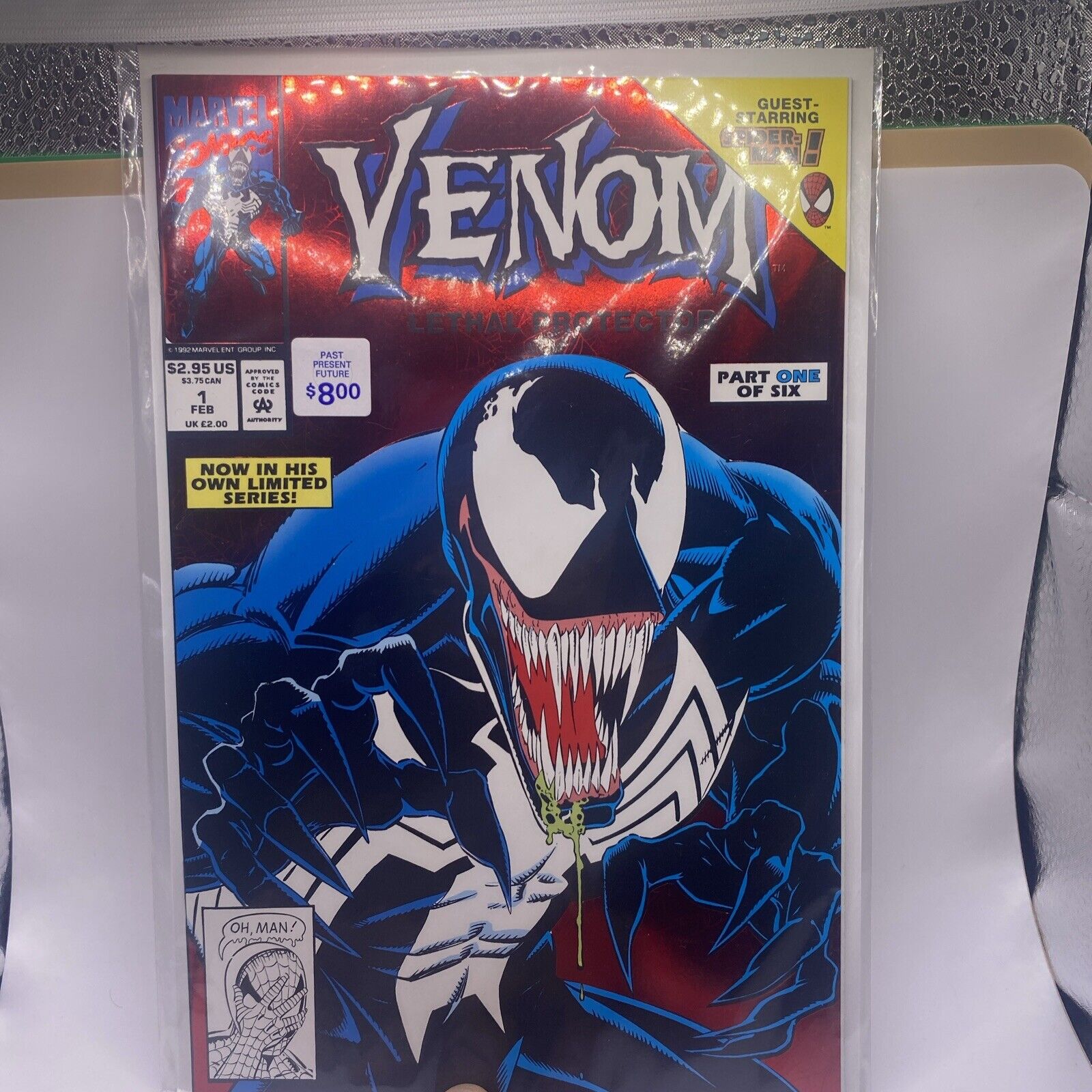 Venom Lethal Protector #1 Marvel 1992 Comics Spider-Man Vintage Part One Of Six