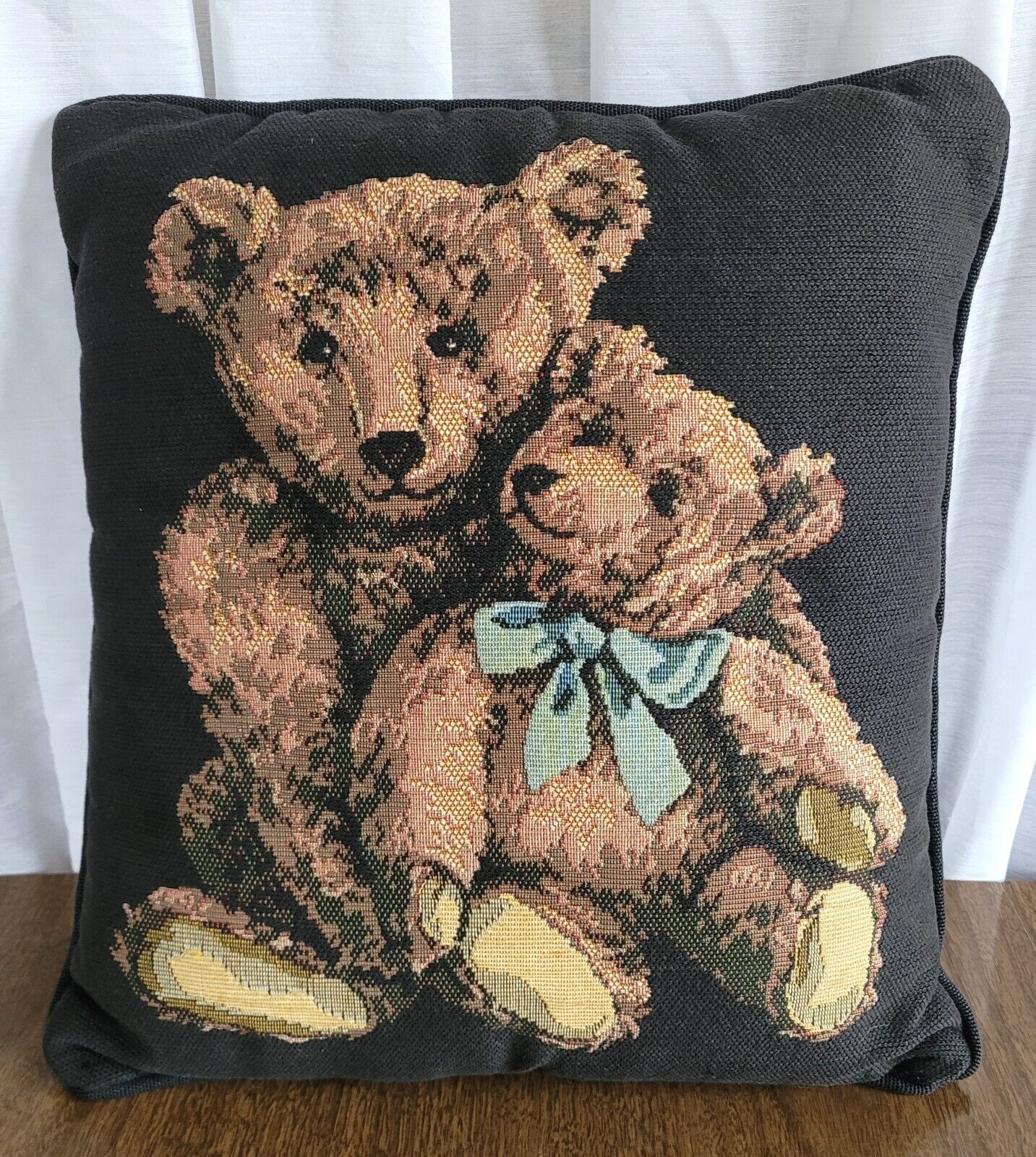 Cottagecore Grannycore Teddy Bears Baby Tapestry Throw Pillow 12\