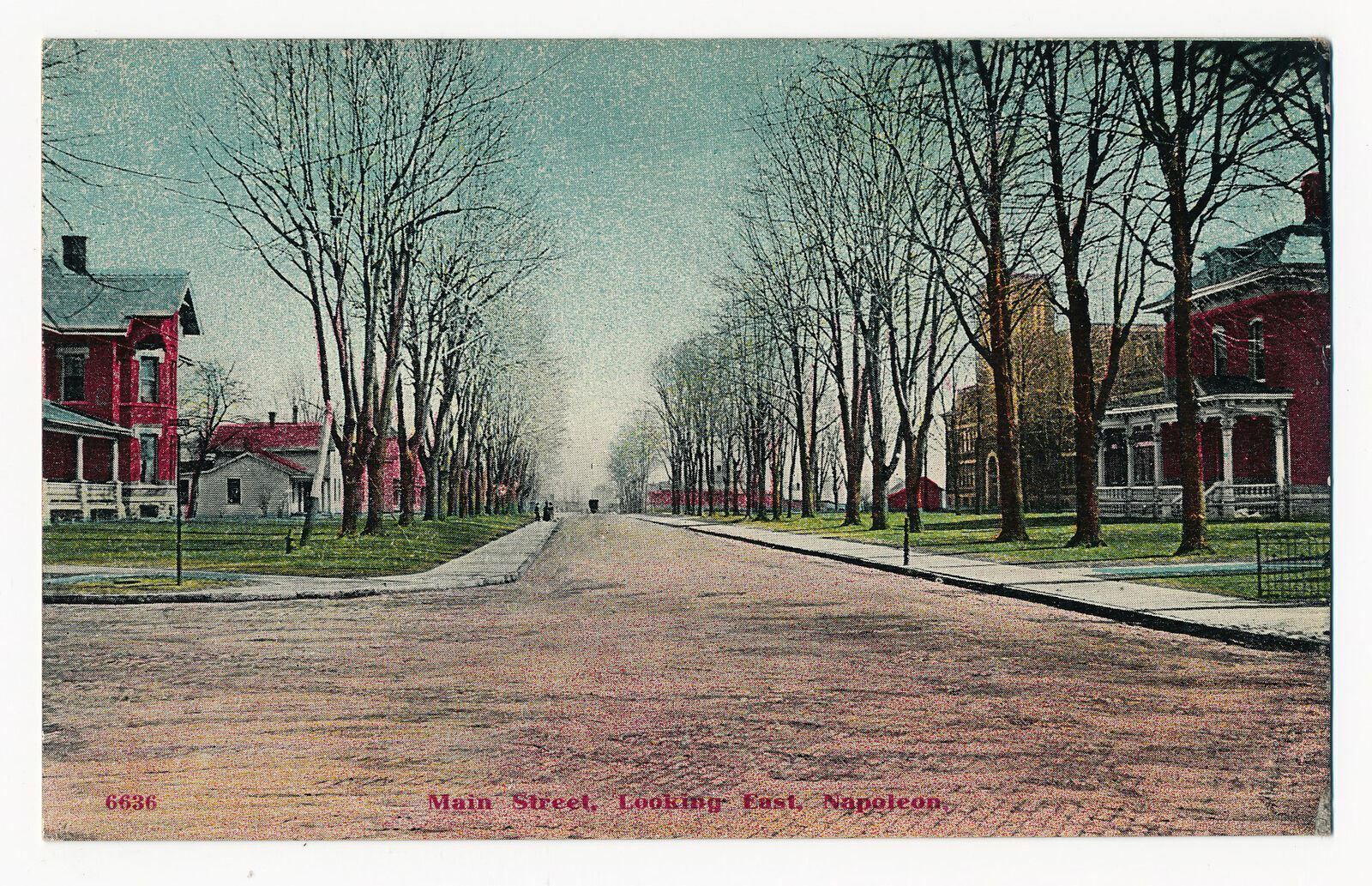 Main Street looking East, Napoleon, Ohio 1912