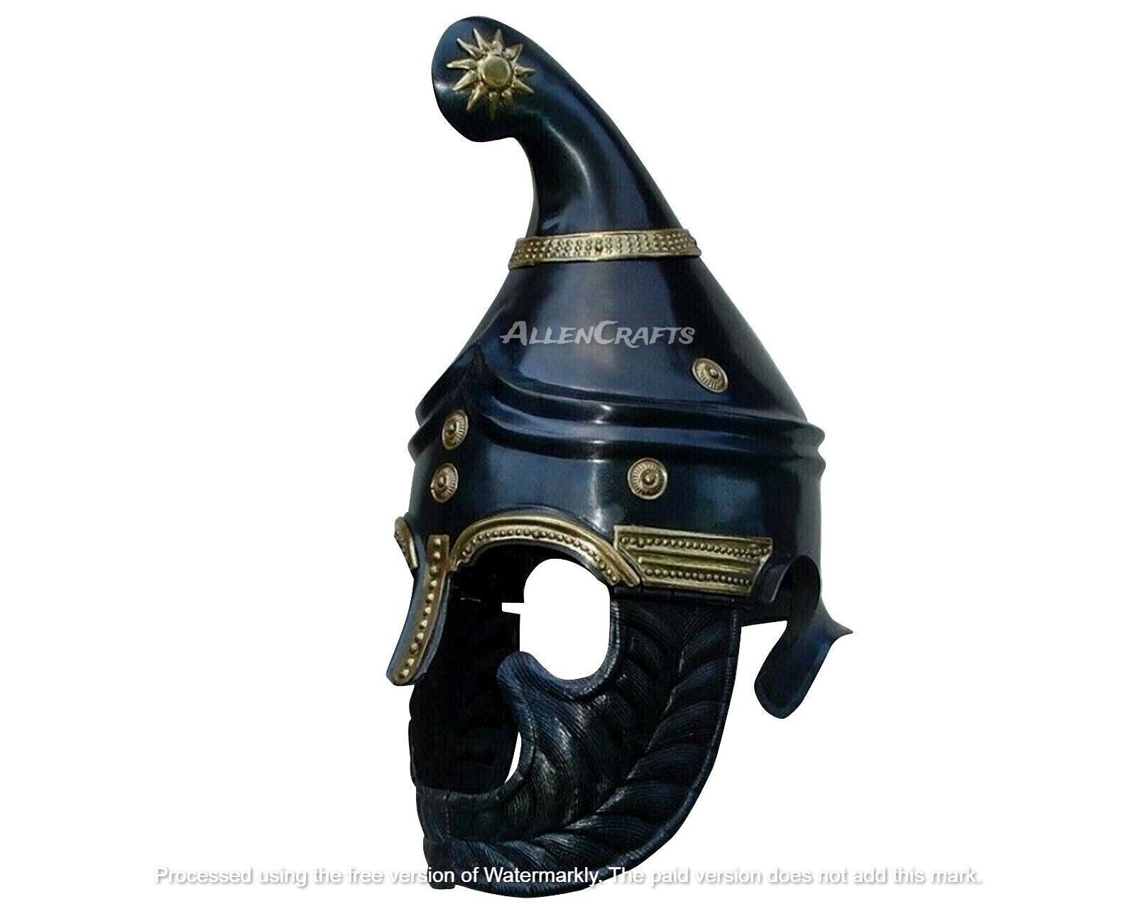 Phrygian Helmet Greek Tharacian Helmet Medieval Knight Armour Bearded Helmet
