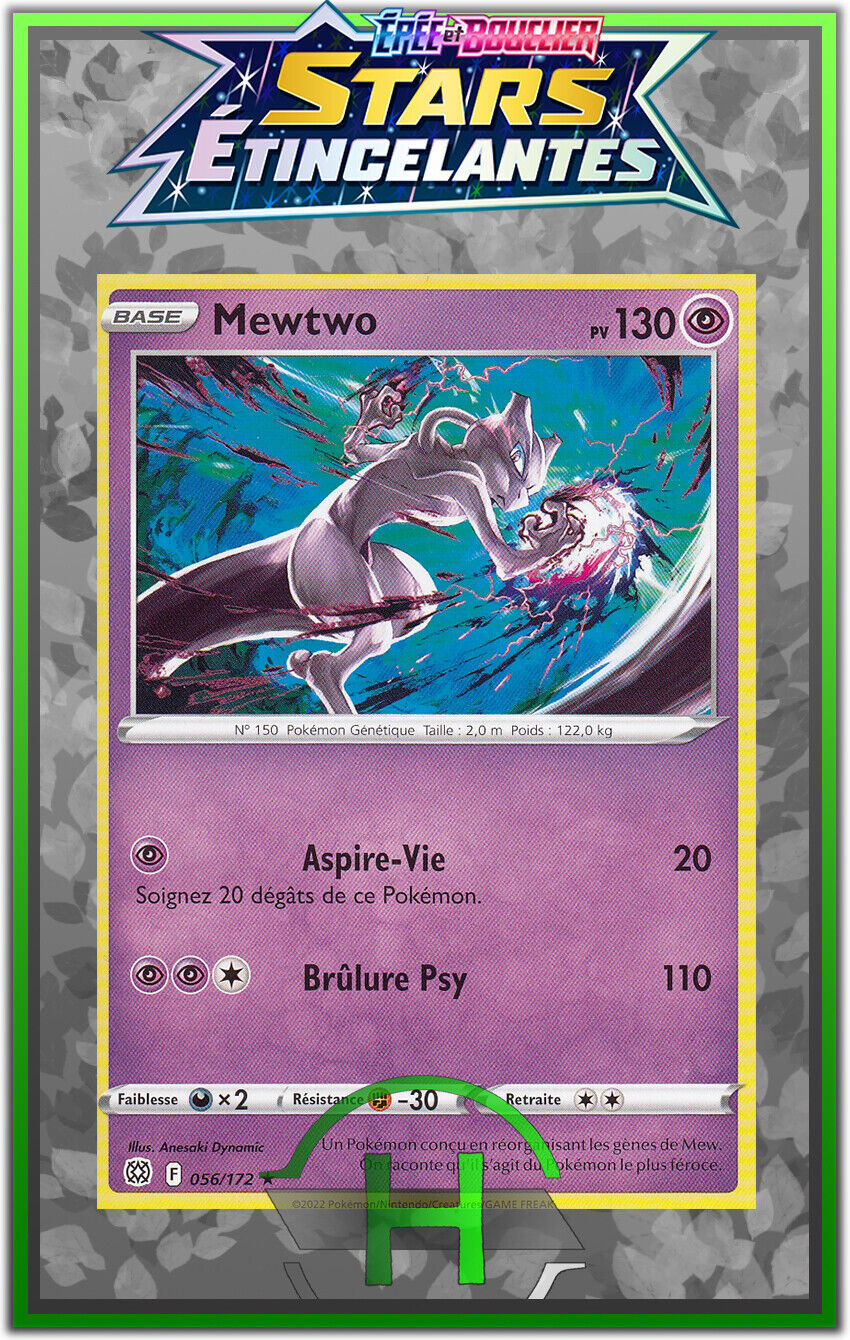 Mewtwo - EB09:Shining Stars - 056/172 - New French Pokemon Card