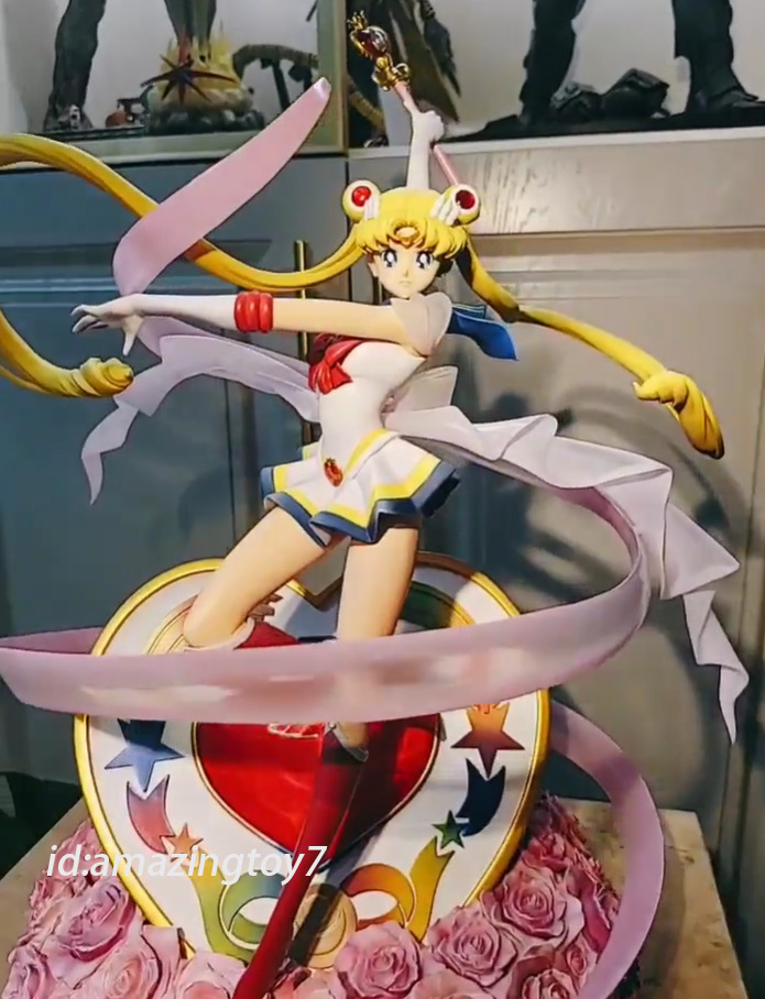 Sailor Moon Tsukino Usagi Resin Model Painted Statue 1/6 H39cm Original