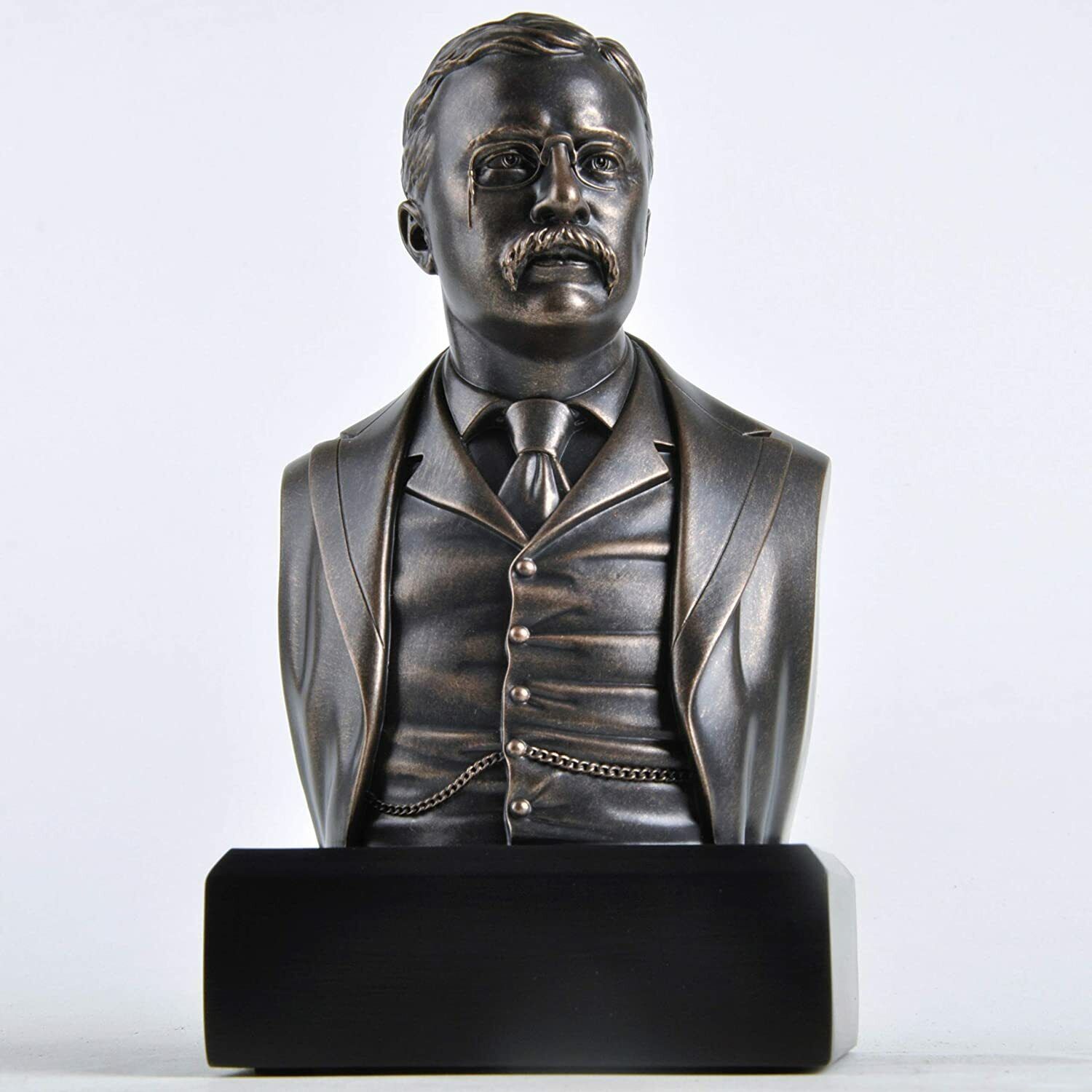 President Theodore Roosevelt Historical Bust Statue Sculpture **MINT