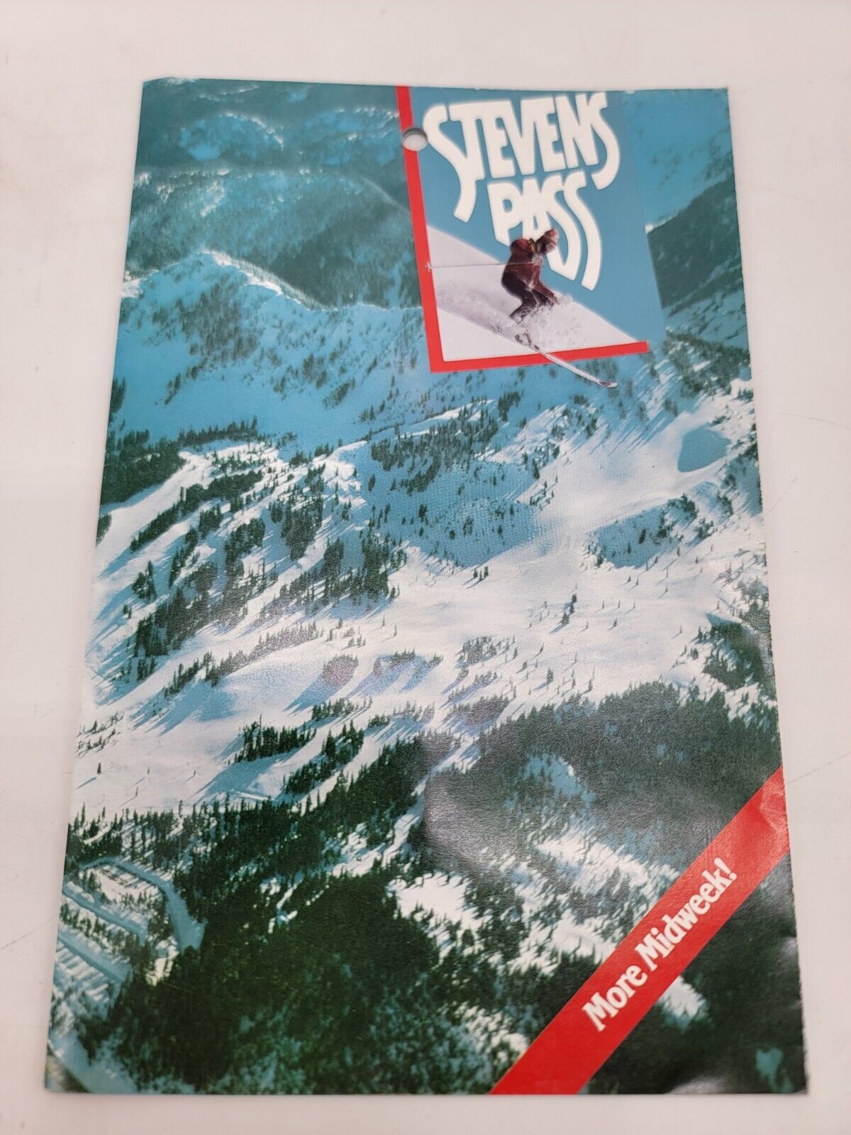 Vintage 1985/86 Stevens Pass Washington Pamphlet Brochure Mountain Ski
