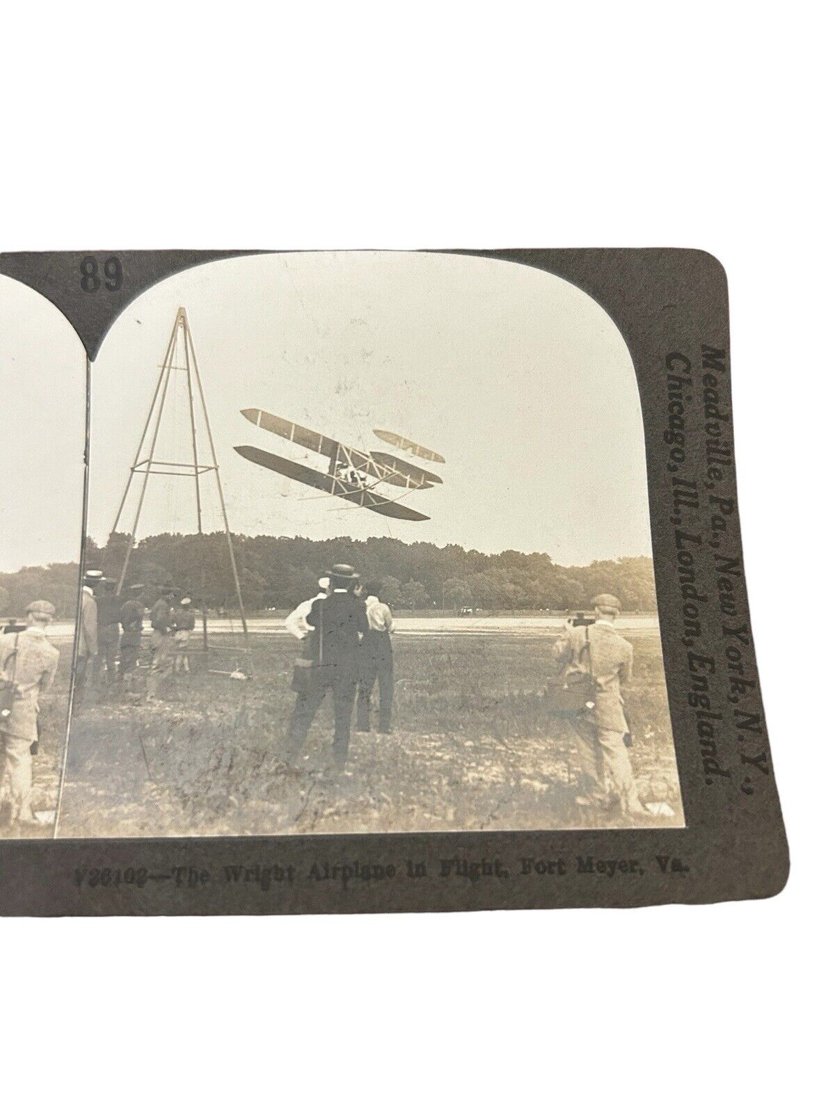 The Wright Airplane In Flight People Cameraman Photographer Photo  SV1A