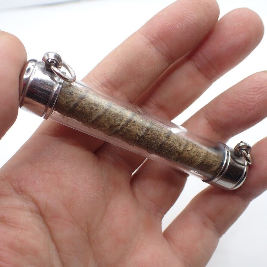 Thai metal AMULET pendant Thailand old Buddhist meditation bead old Asian trade