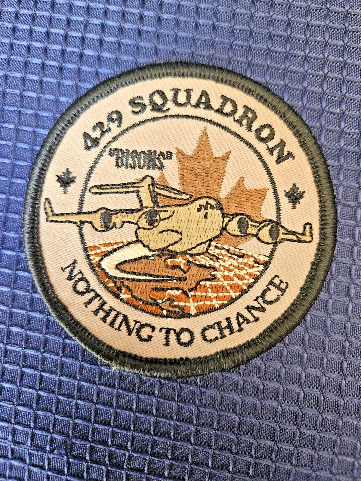 429 Squadron Patch Bison Nothing to Chance  CC-177 Canada New