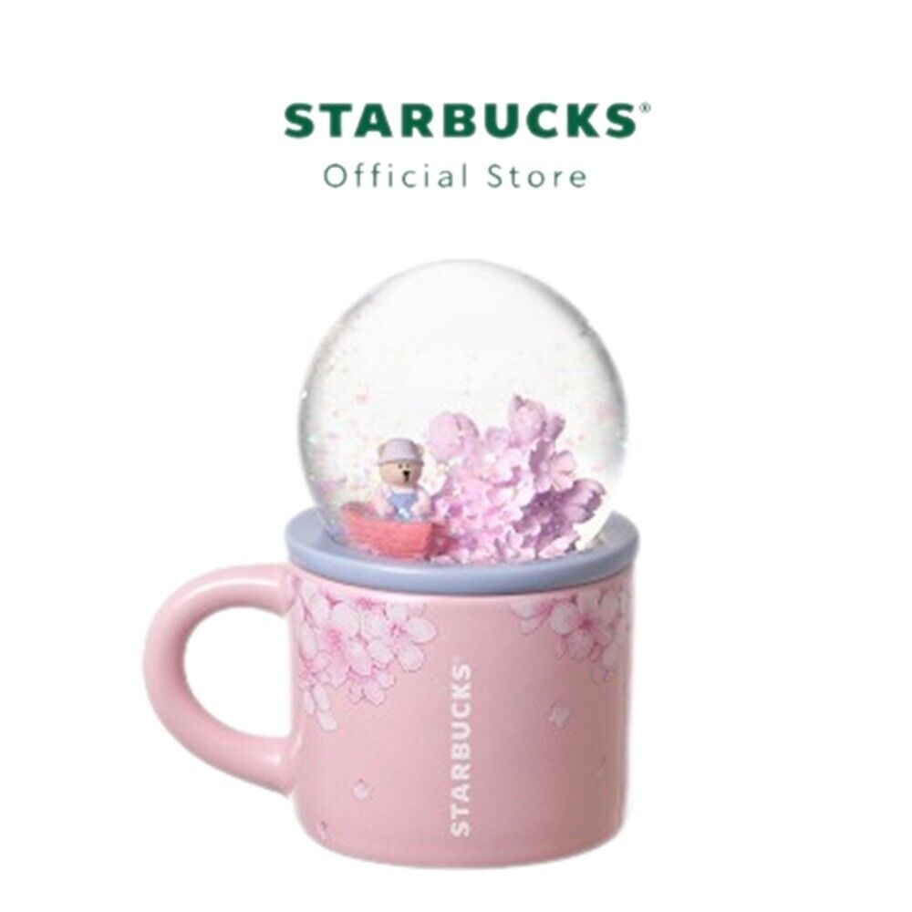 Starbucks Mug Cup Limited Gift Cute Cherry Blossom Secret Garden Ceramic 3 oz .