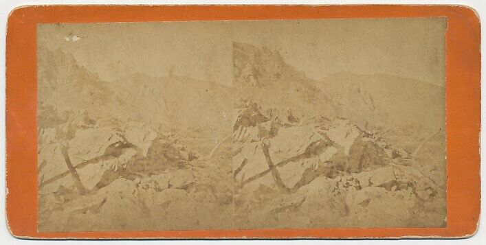 CALIFORNIA SV - Castle Peak near Donner Summit - 1870s