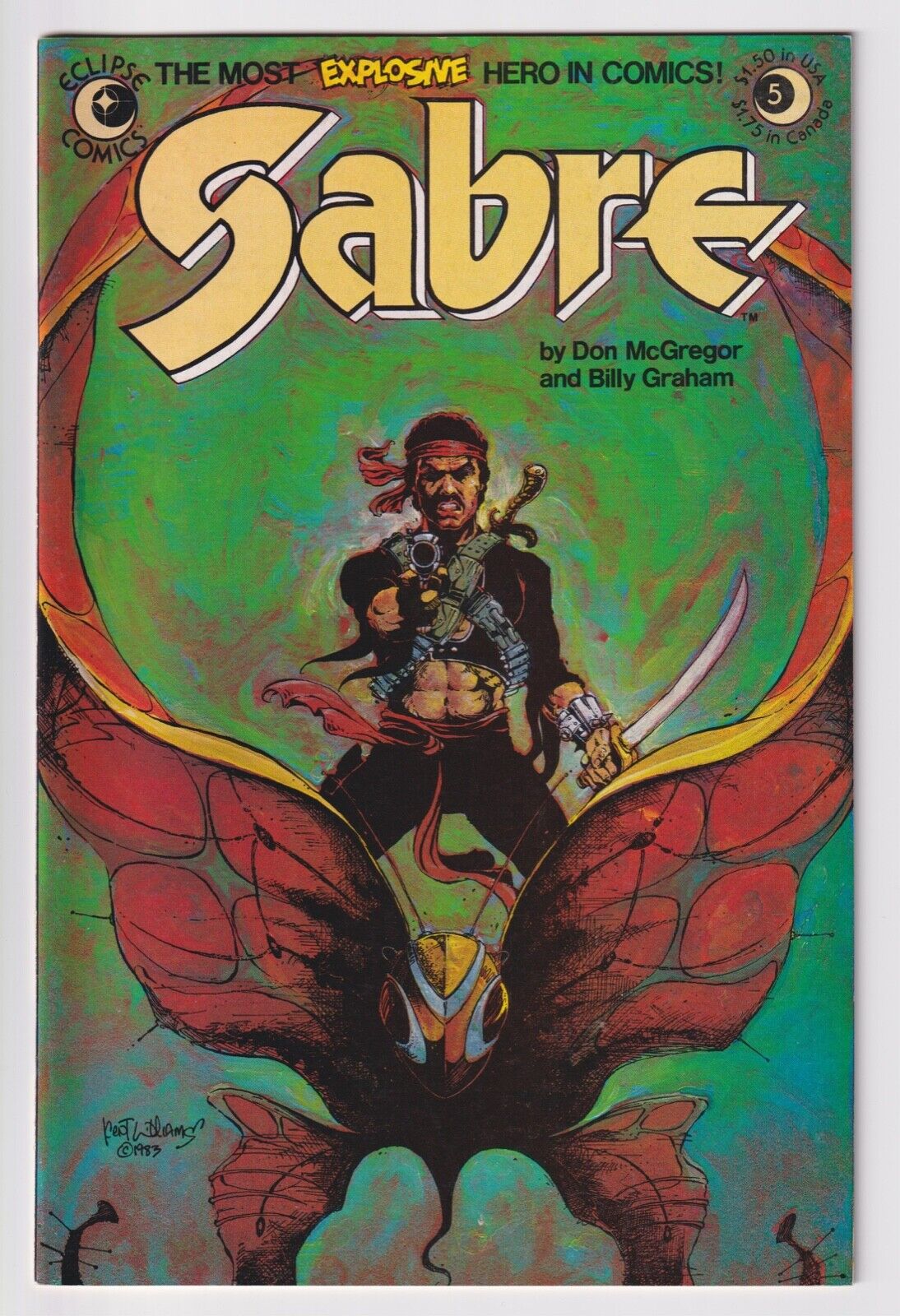 CLEARANCE BIN: SABRE #1-12 VF ECLIPSE comics sold SEPARATELY 1121