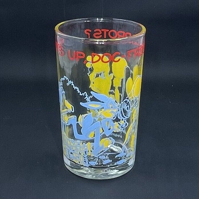 1974 Warner Bros Bugs Bunny What\'s Up Doc - Fresh Carrots Glass Welch\'s Jelly