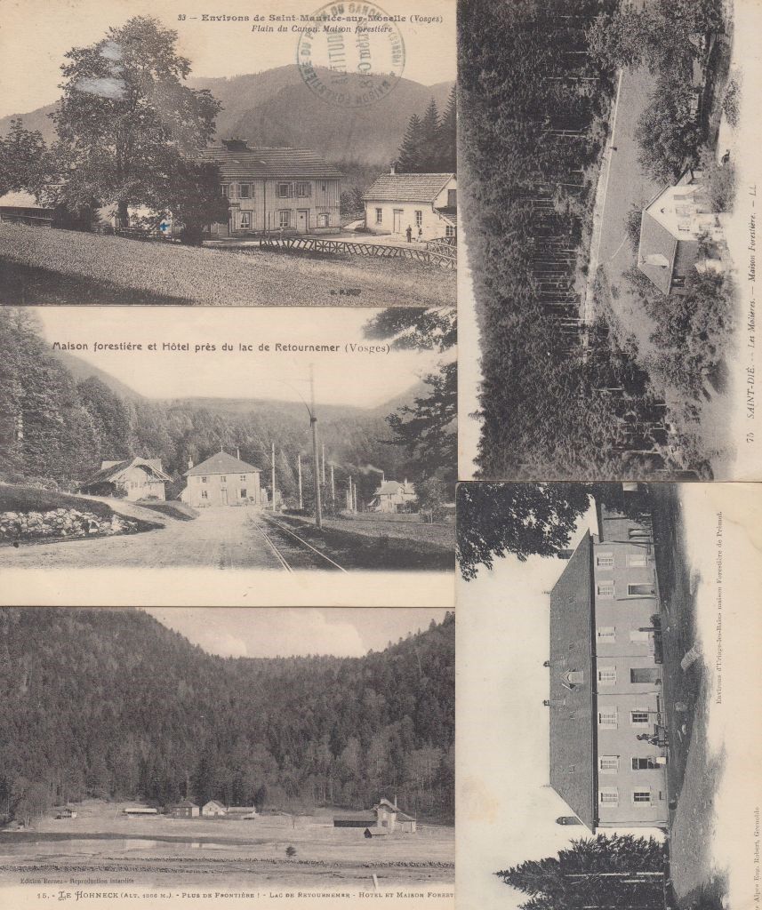 HUNTING HOUSES 18 FOREST HOUSES Vintage Postcards Mostly Pre-1940 (L5637)