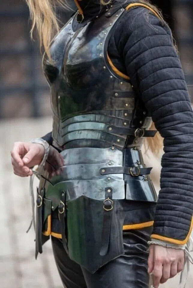 Medieval Dark Star Female Full Suit Of Armor Full Body Lady Armor Gift Costume