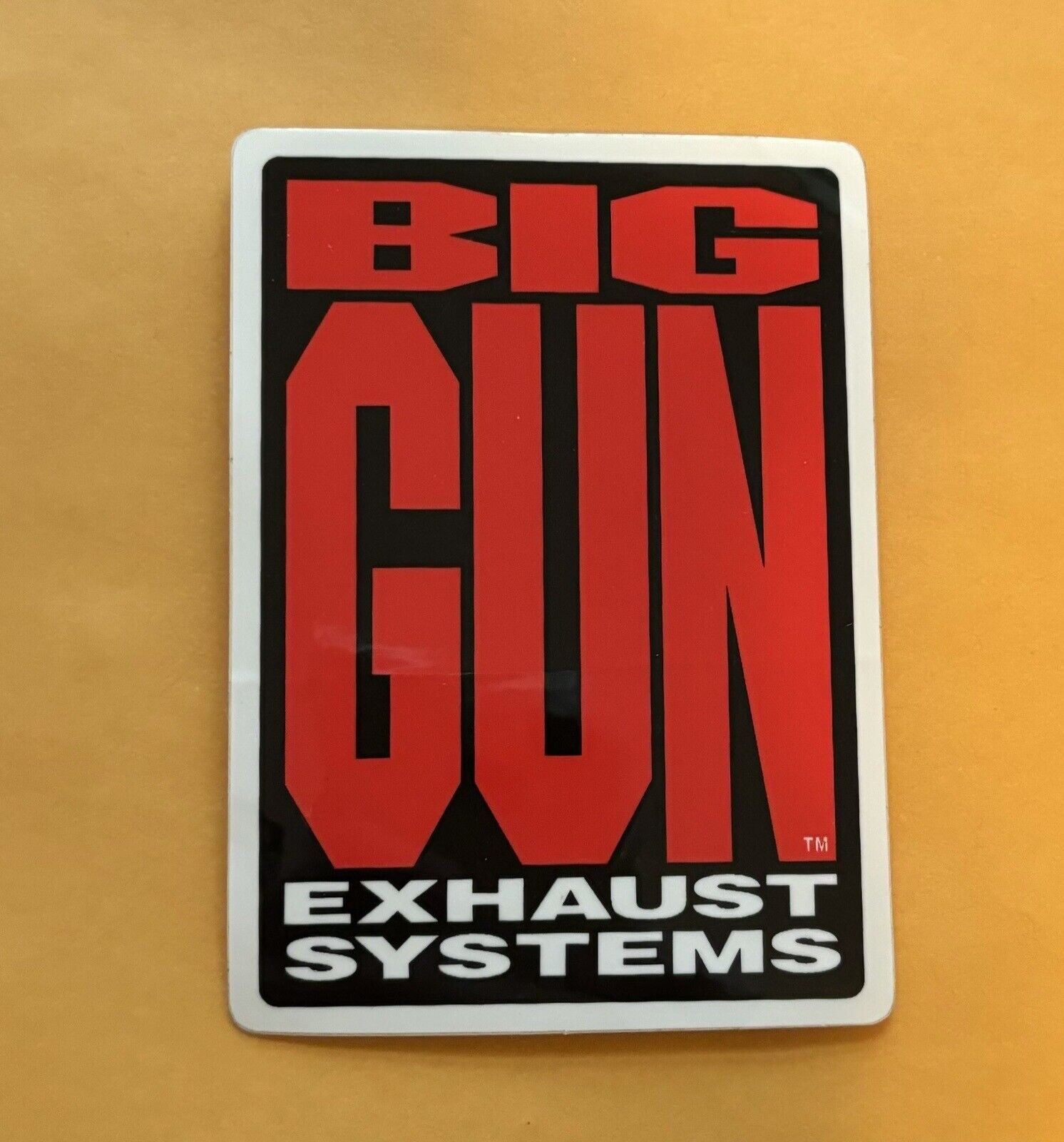 Vintage Big Gun Exhaust Systems Motorcycle  Vinyl 3M Decal