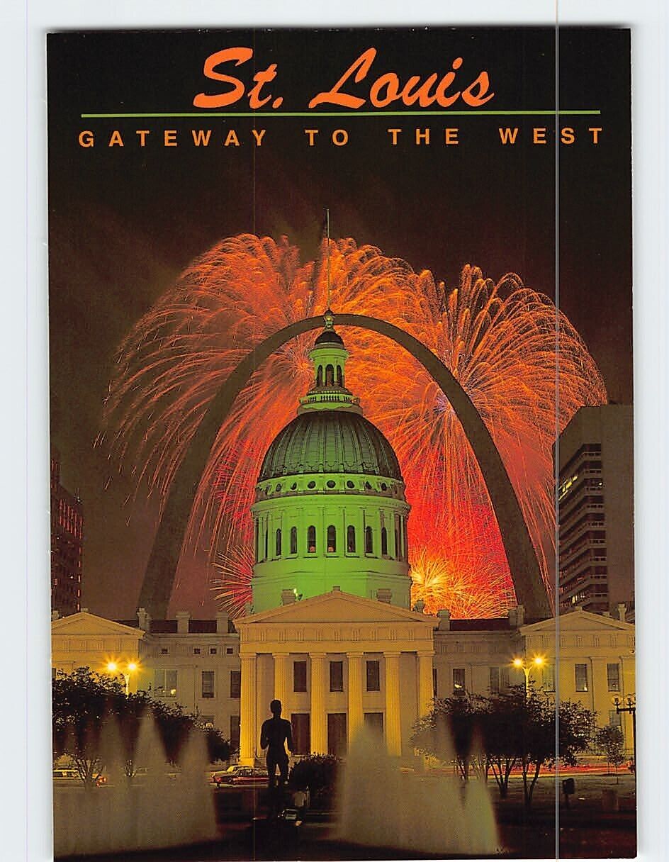 Postcard The Old Courthouse Gateway To The West St. Louis Missouri USA