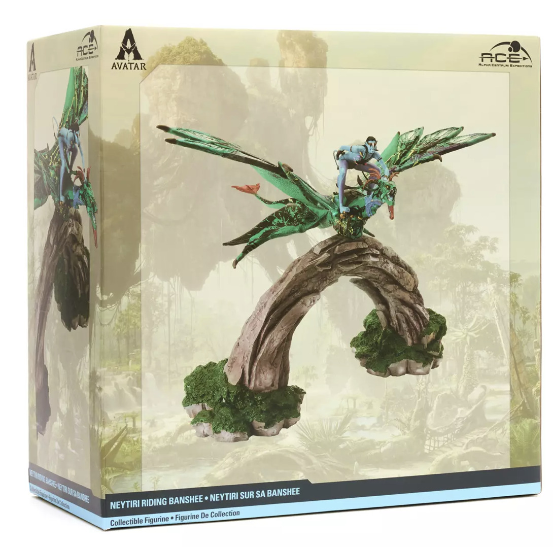 Disney Parks Avatar Pandora Neytiri Riding Banshee Figurine Statue New With Box