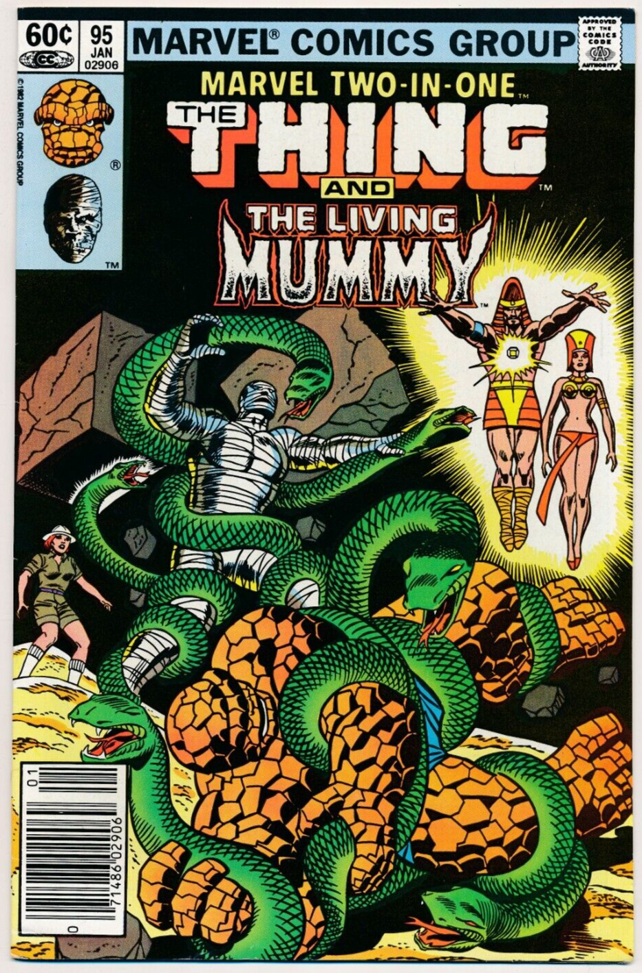 Marvel Two-In-One (Marvel, 1974 series) #95 VF  Thing and The Living Mummy
