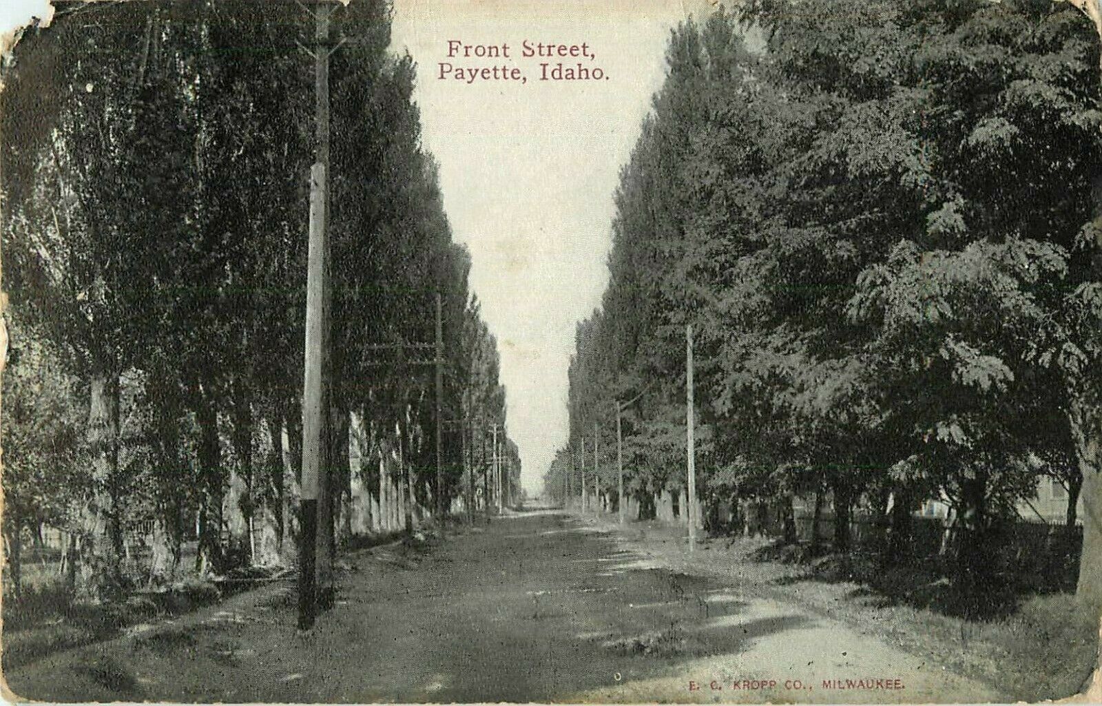 1912 Front Street, Payette, Idaho Postcard