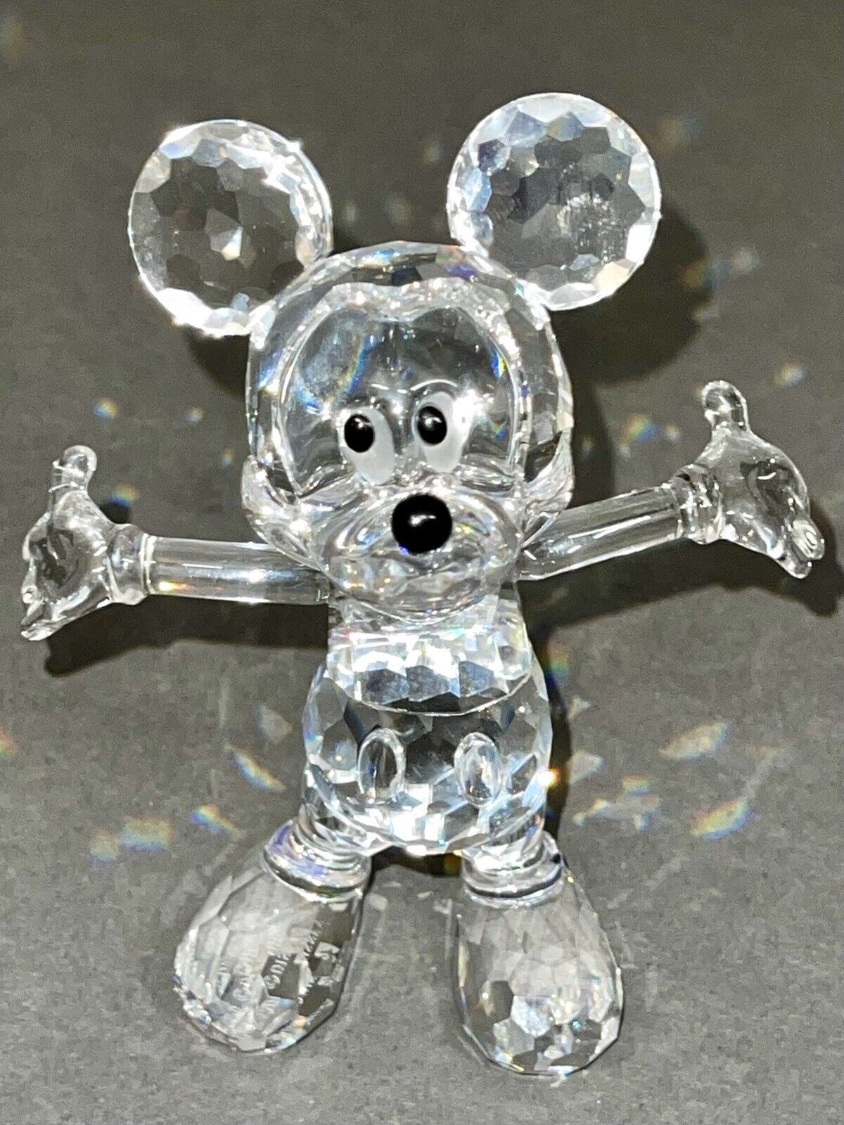 Disney Swarovski Crystal Rare Vintage Showcase  Mickey Mouse Figurine 687414
