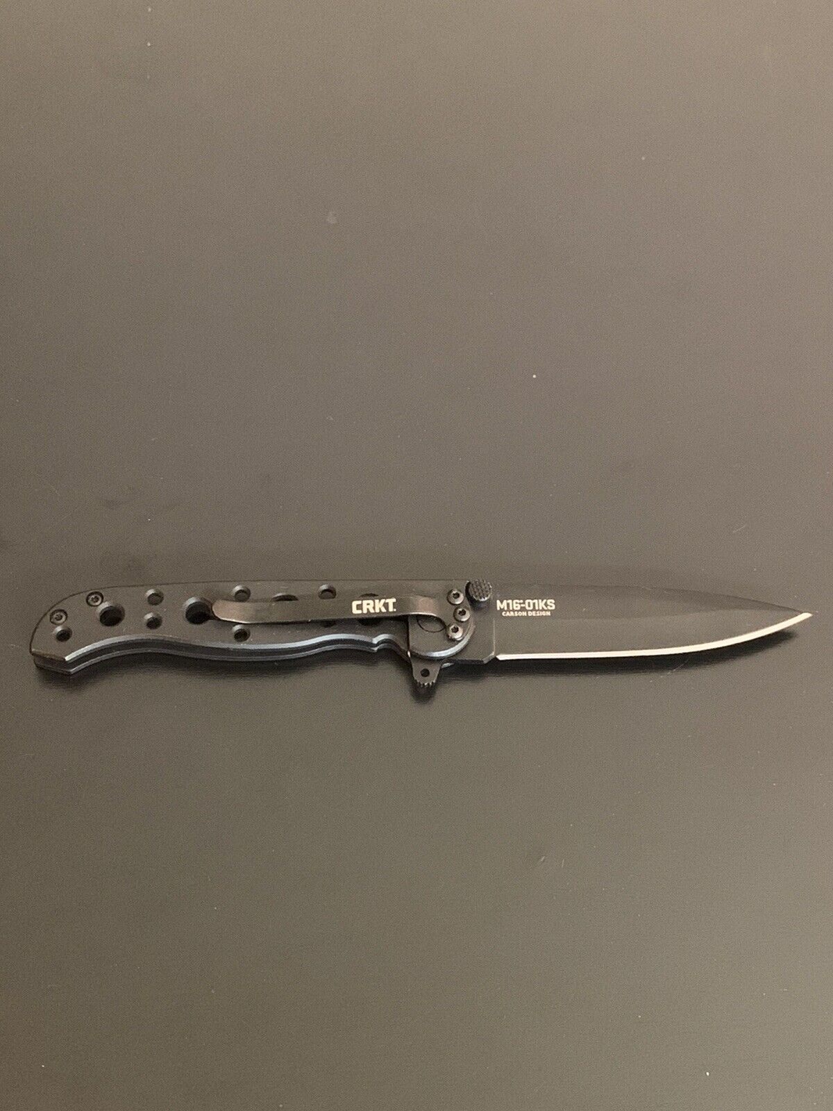 CRKT M16-01KS Carson Design Frame Lock Black Pocket Knife