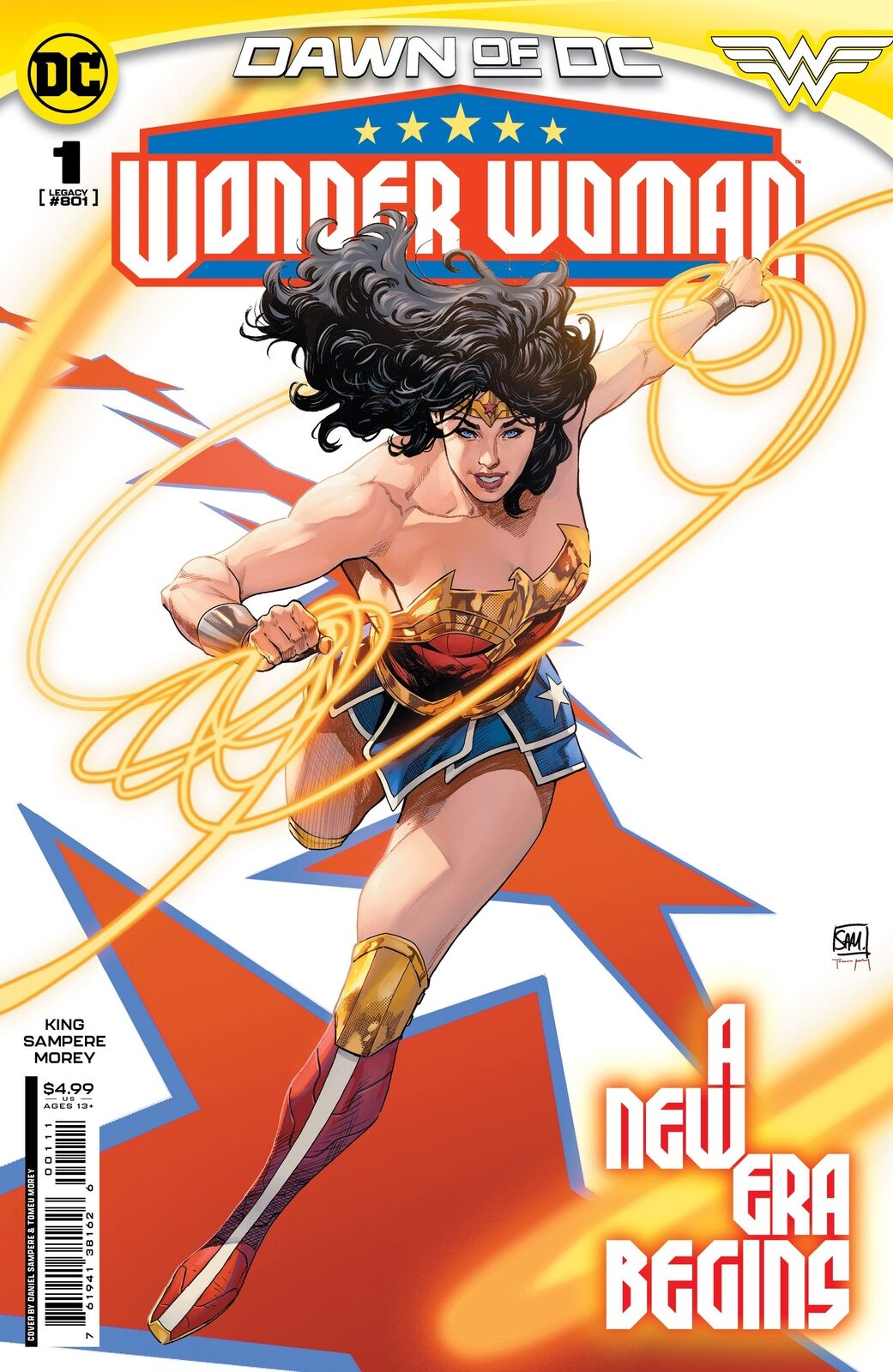 Wonder Woman #1 A Daniel Sampere Tom King (09/19/2023) Dc