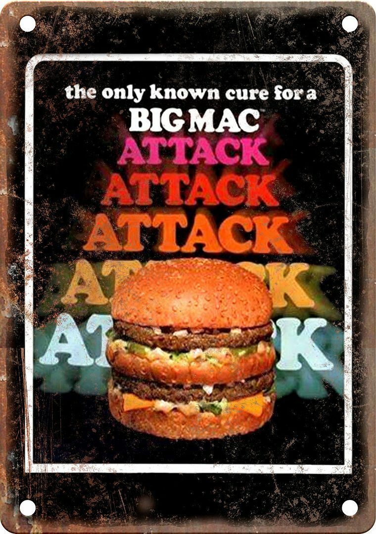 McDonald\'s Big Mac Attack Vintage Ad 12\