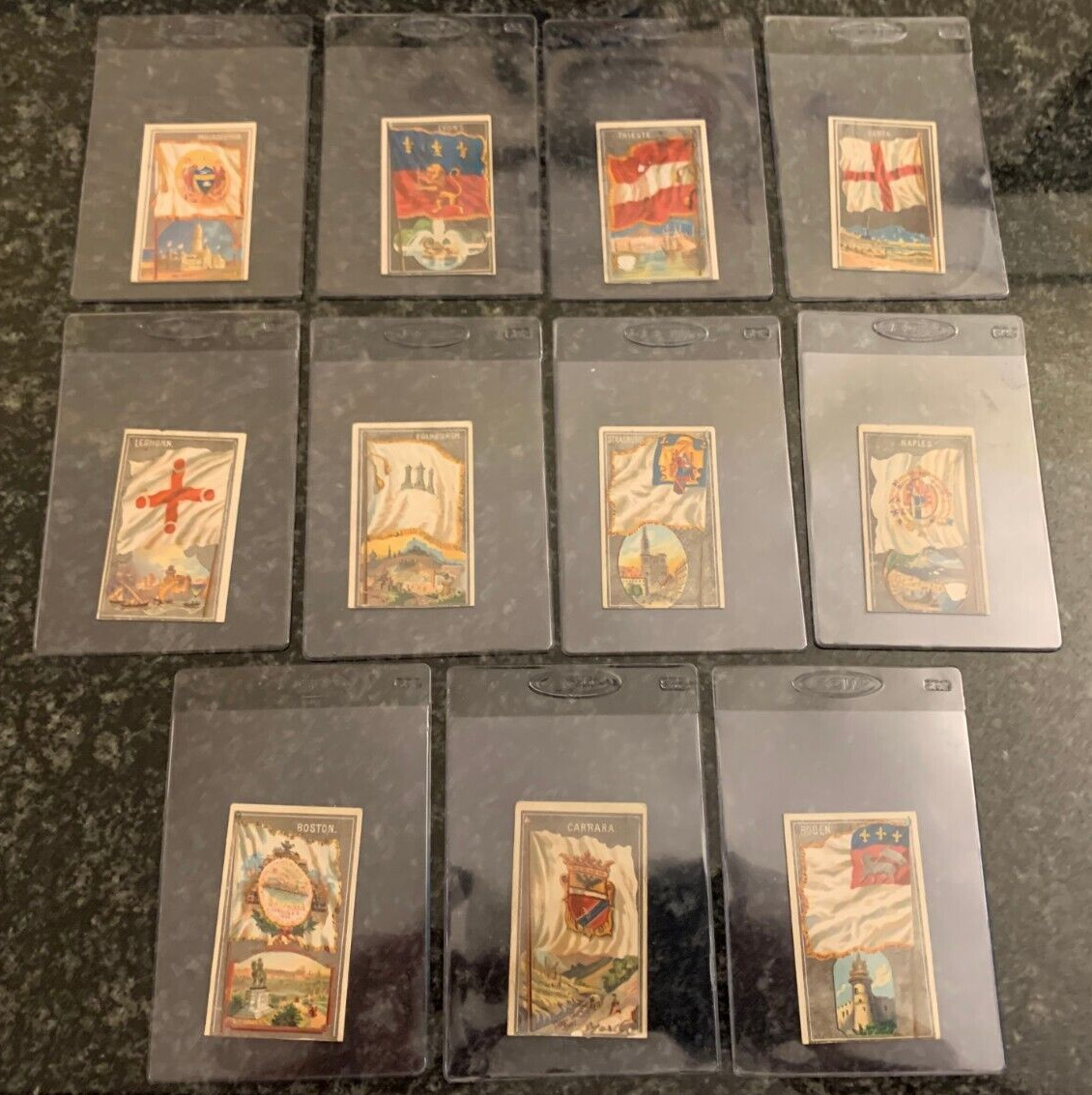 EARLY 1900'S Cigarettes Cards CITY FLAGS (STARTER SET).........33 DIFFIERENT