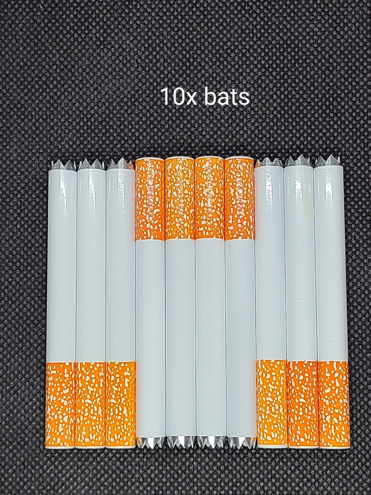 10x Metal Sawtooth One Hitter Dugout Pipe Cigarette Bat Large 3