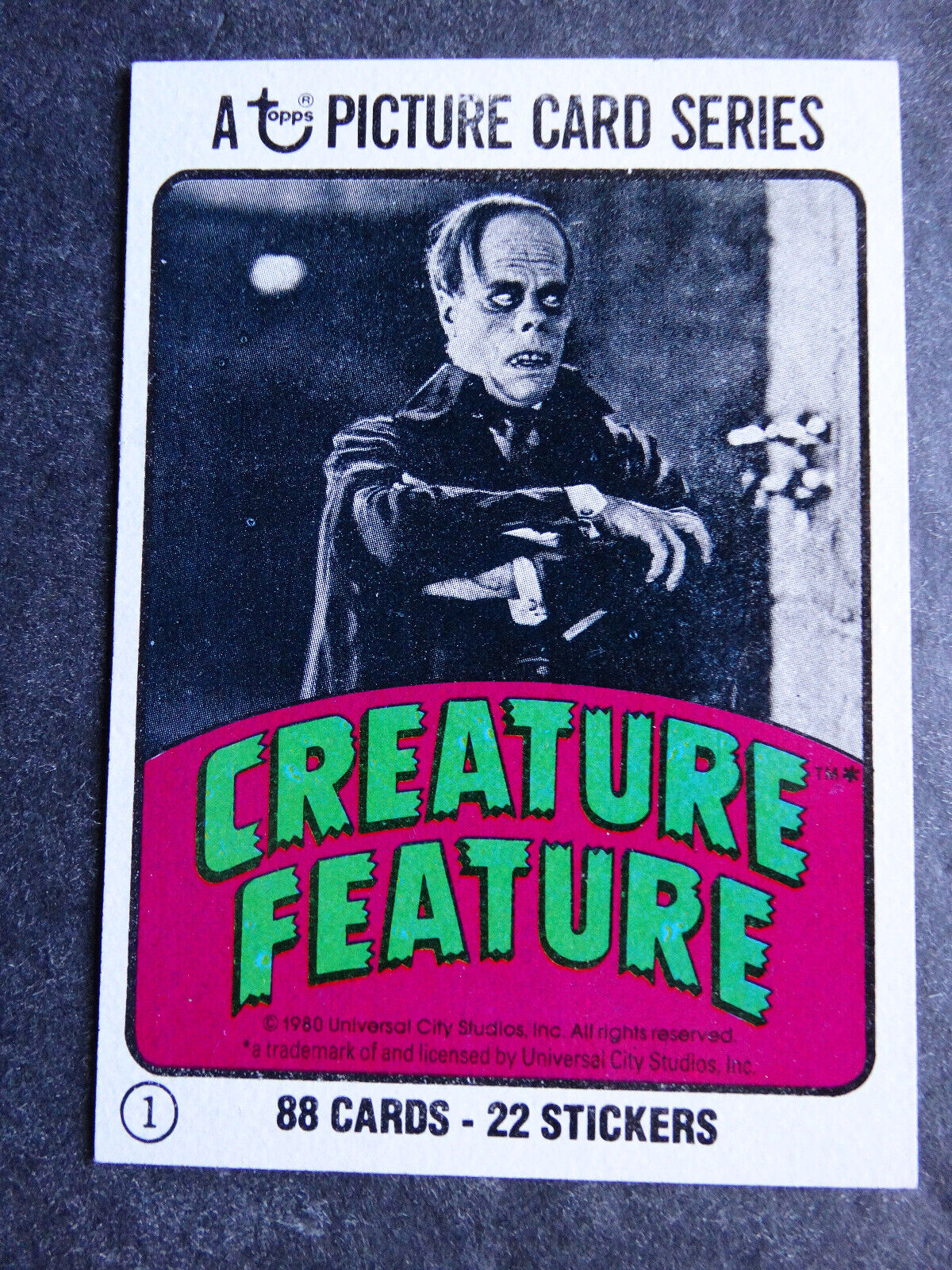 1980 Topps Creature Feature Trading Card Complete Your Set You U Pick 1-88