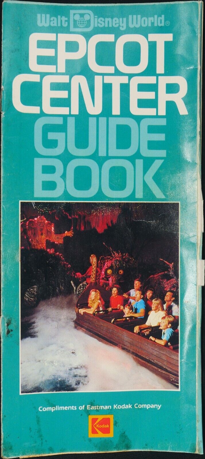 Vintage Walt Disney World 1989 Epcot Center Guide Book