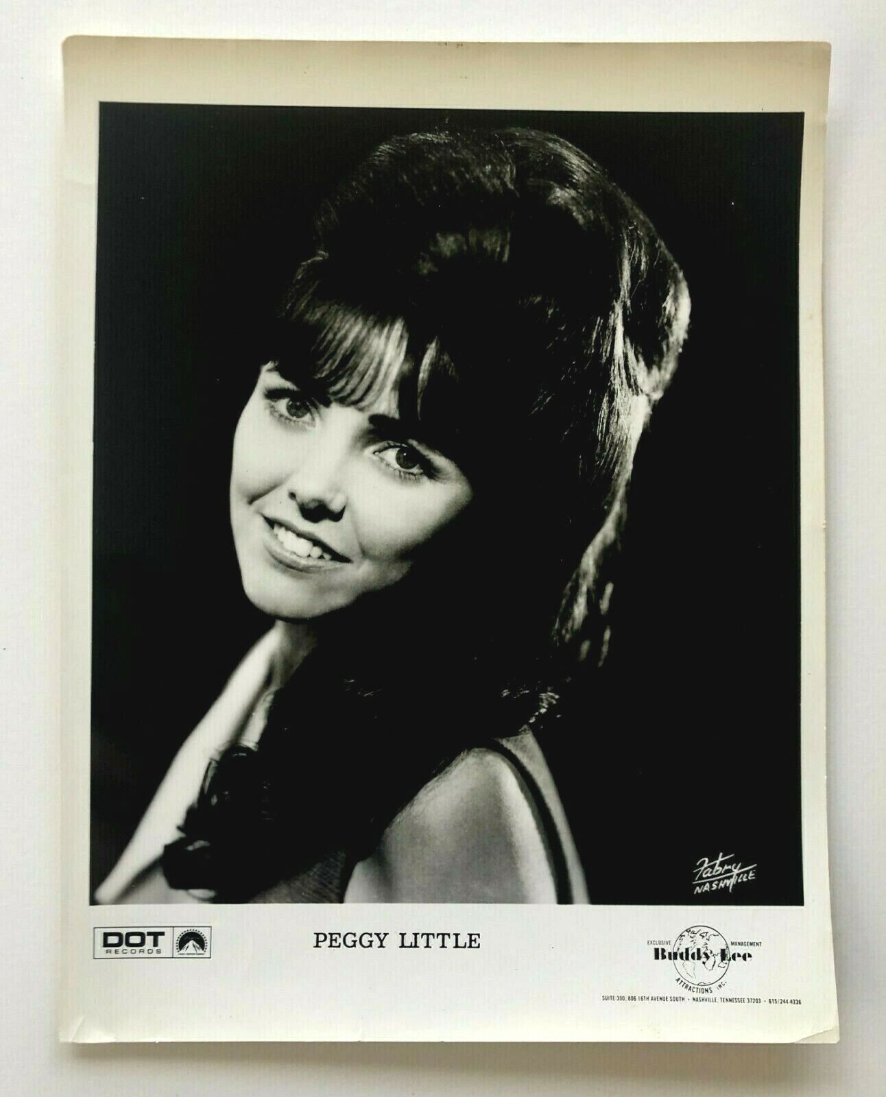 1970s Peggy Little Press Promo Photo Country Cover Singer Son Of A Preacher Man
