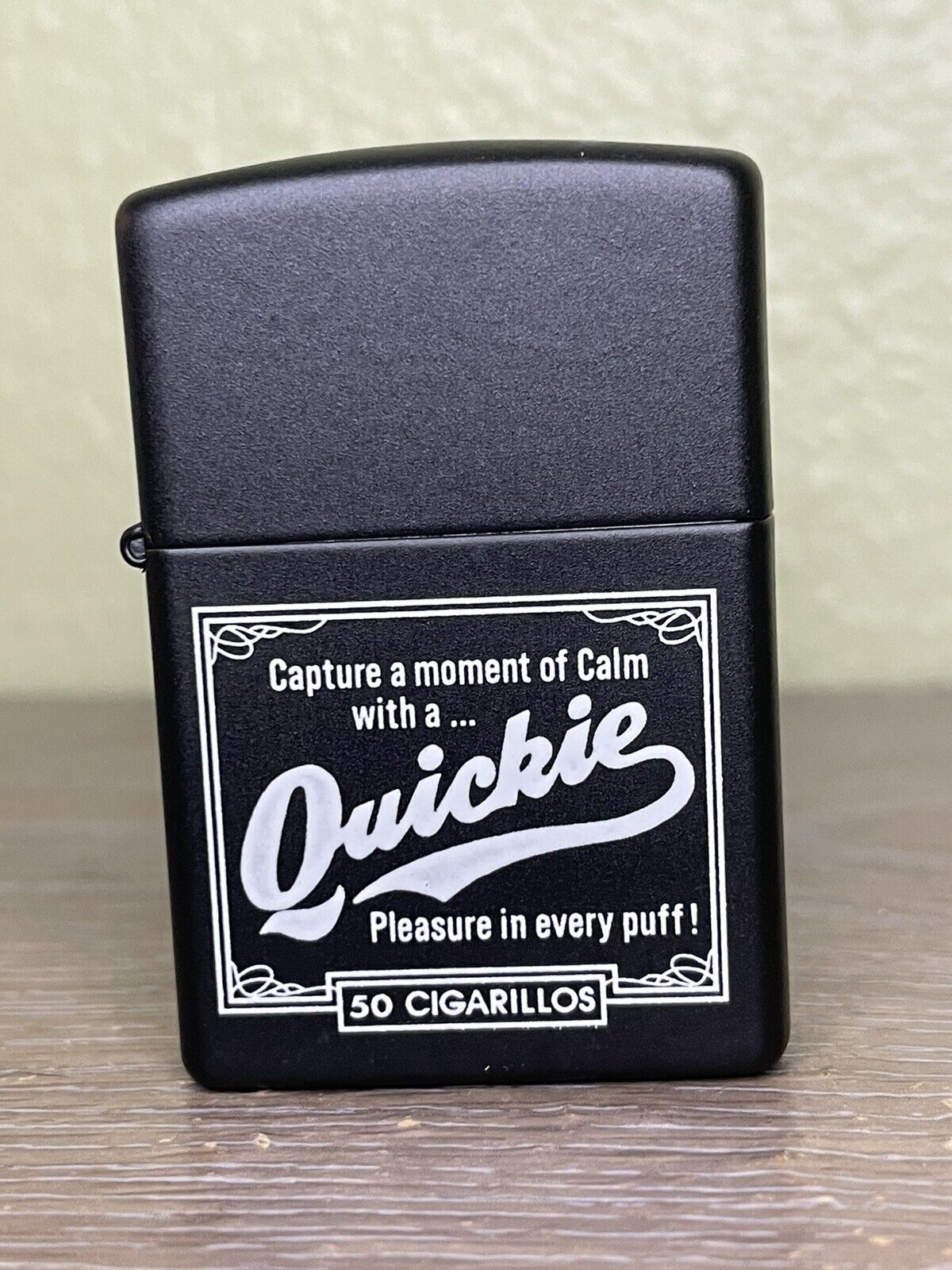 1997 Quickie Cigarello Zippo Lighter