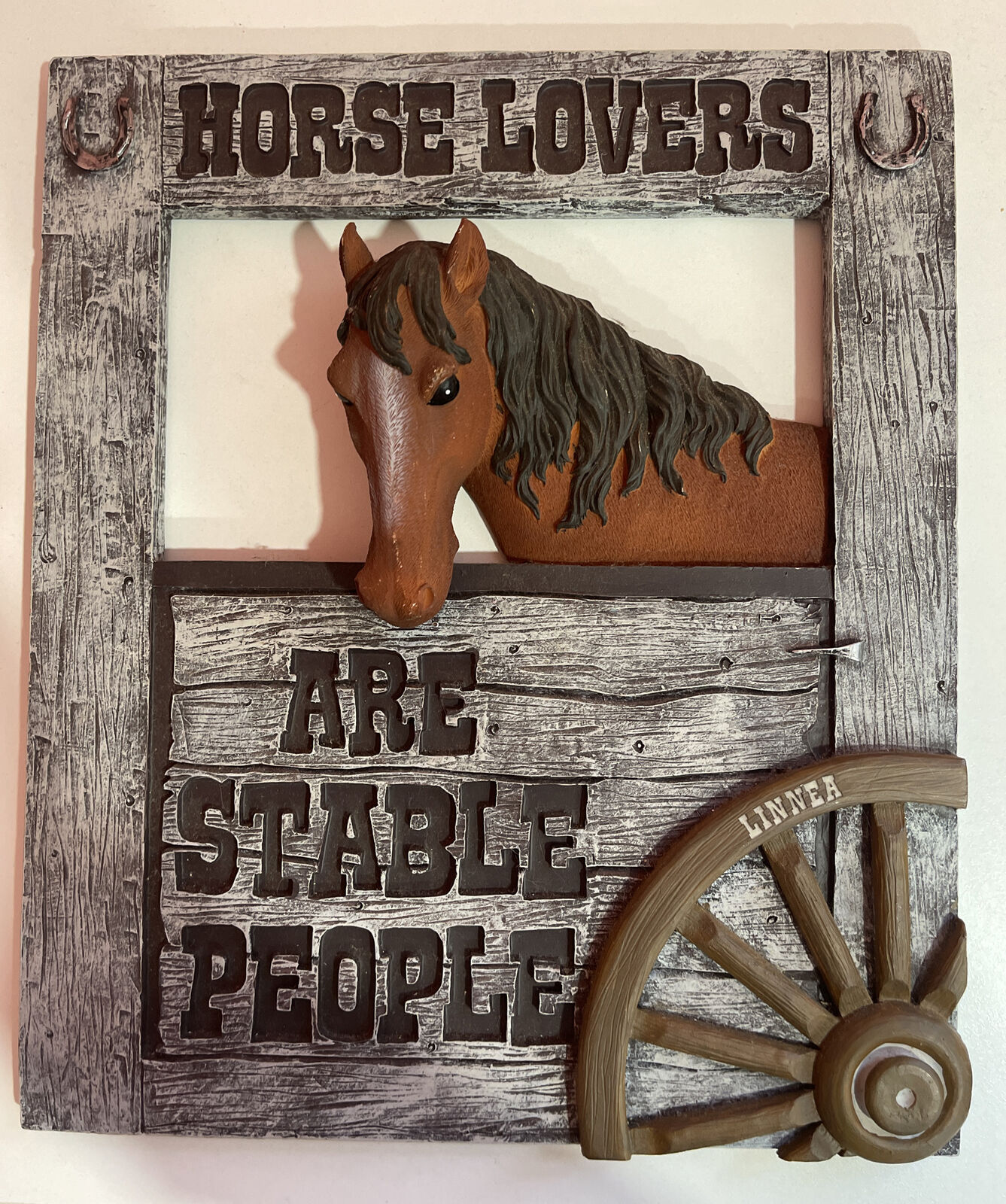 Horse Lovers Are Stable People.10 Wide X12 Tall