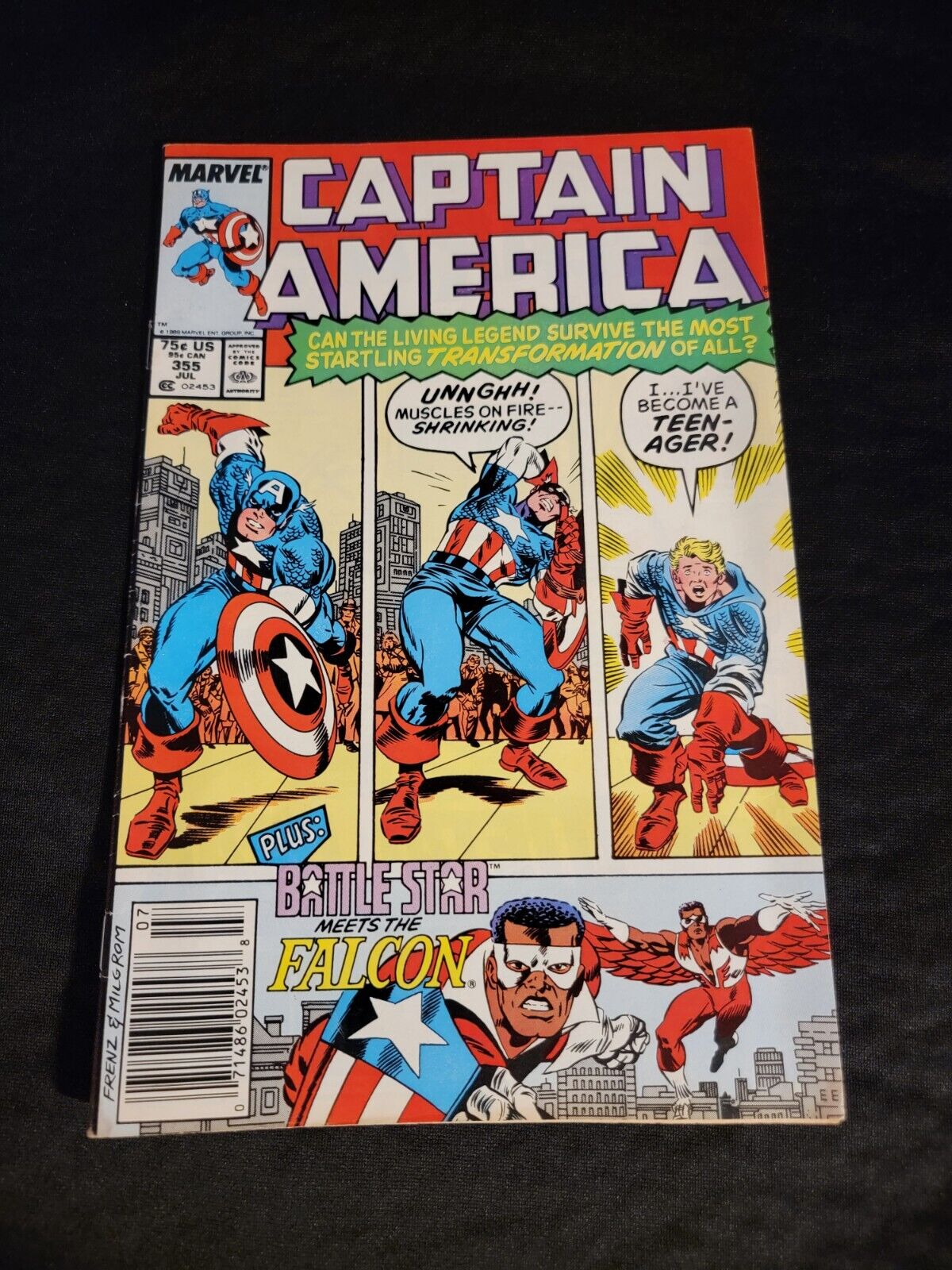 Captain America #355 Marvel Comics 1989