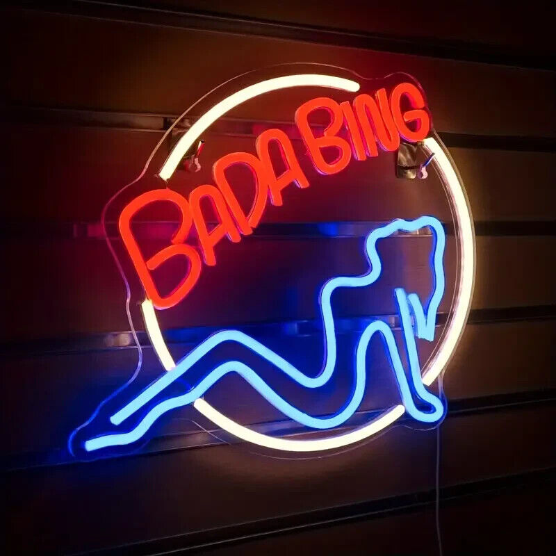 The Sopranos Bada Bing Sign LED Neon Sign HBO Merch