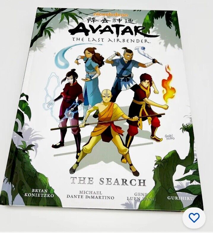 Nickelodeon Avatar: The Last Airbender, The Search Hardcover manga comics. *NEW*