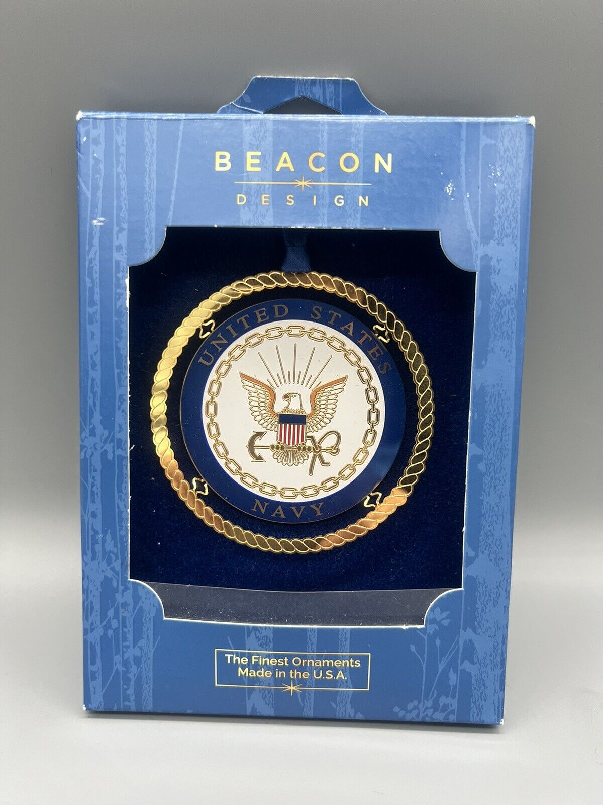 Beacon Design US Navy ornament pre-owned