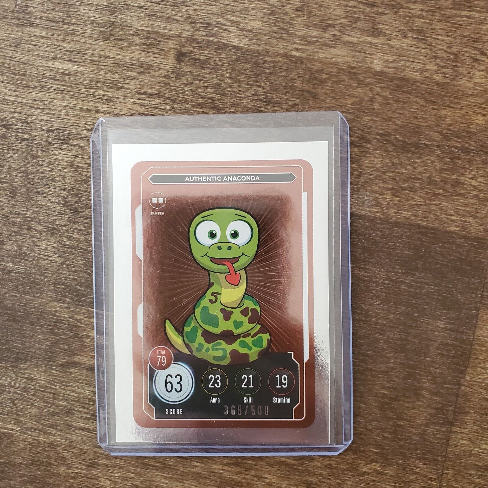 Authentic Anaconda Rare Veefriends Series 2 Compete and Collect Card