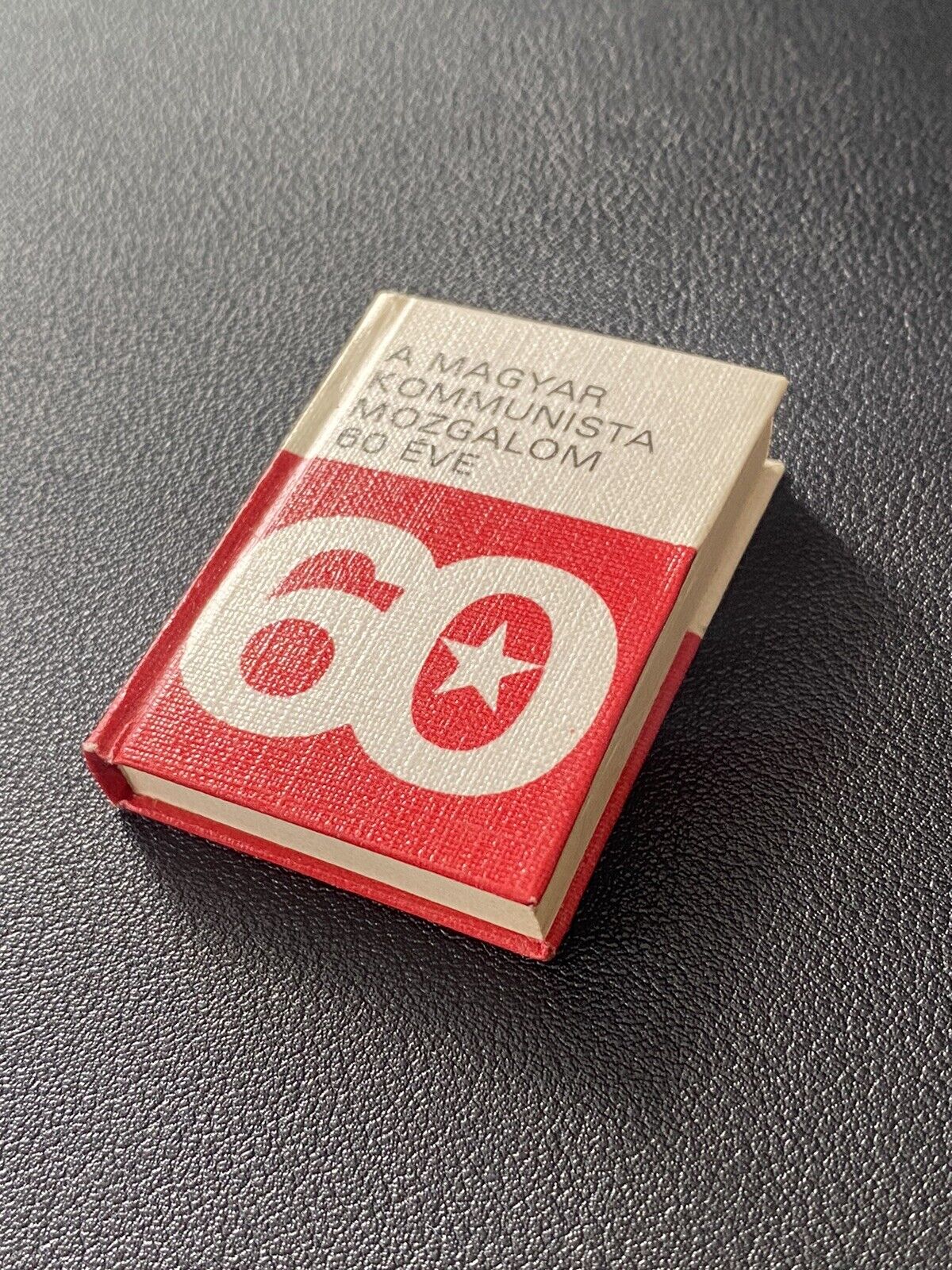 Very Rare Vintage Micro Book  60 Years Of The Communist Movement In Hungary №366