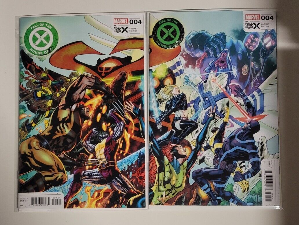 FALL HOUSE X/RISE POWERS X #4 (2024) NM-/VF+ HITCH CONNECTING SET X-MEN MARVEL