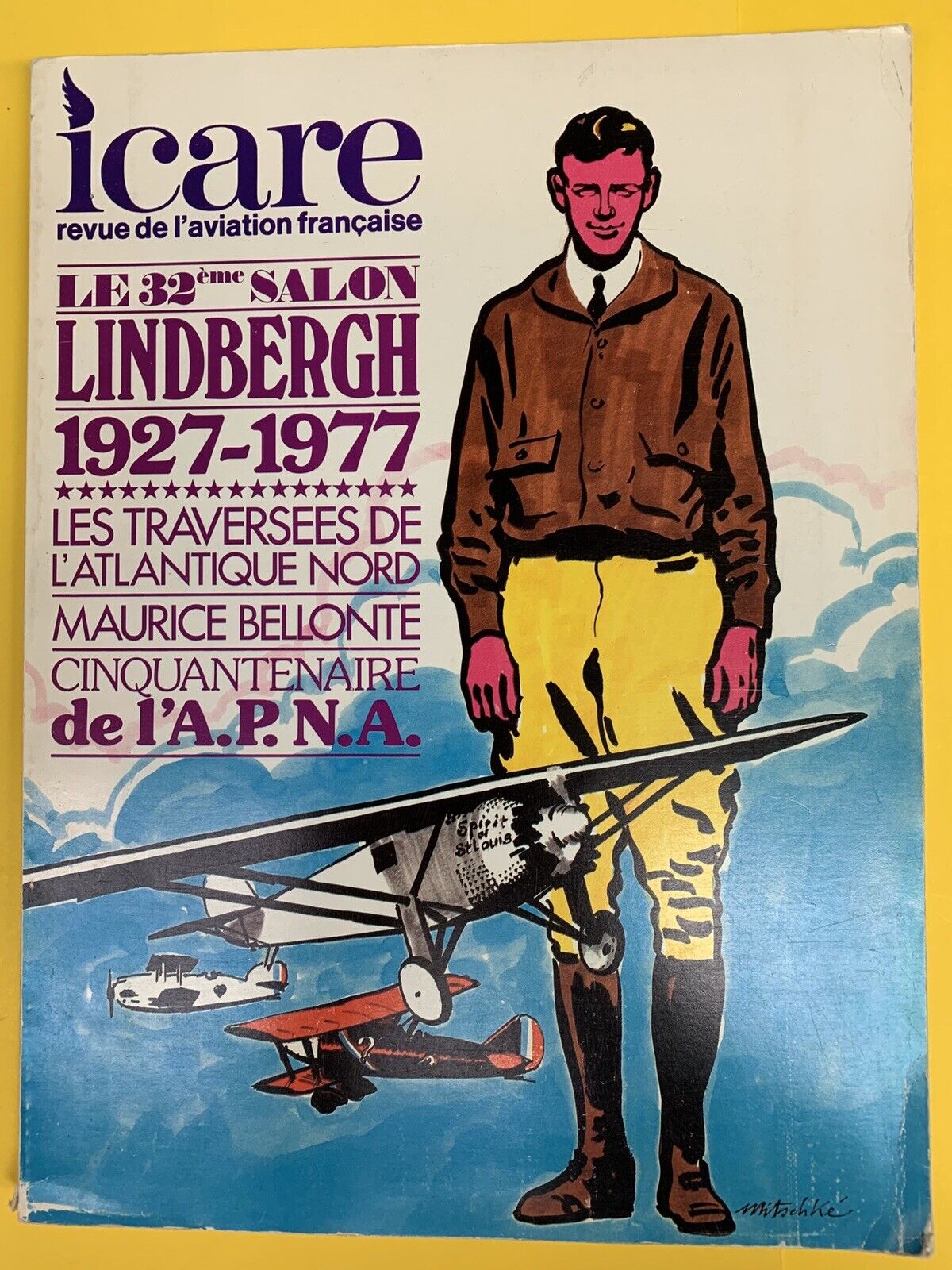 Lindbergh 1927-1977, Icare Revue de L'aviation Francaise, special aviation book