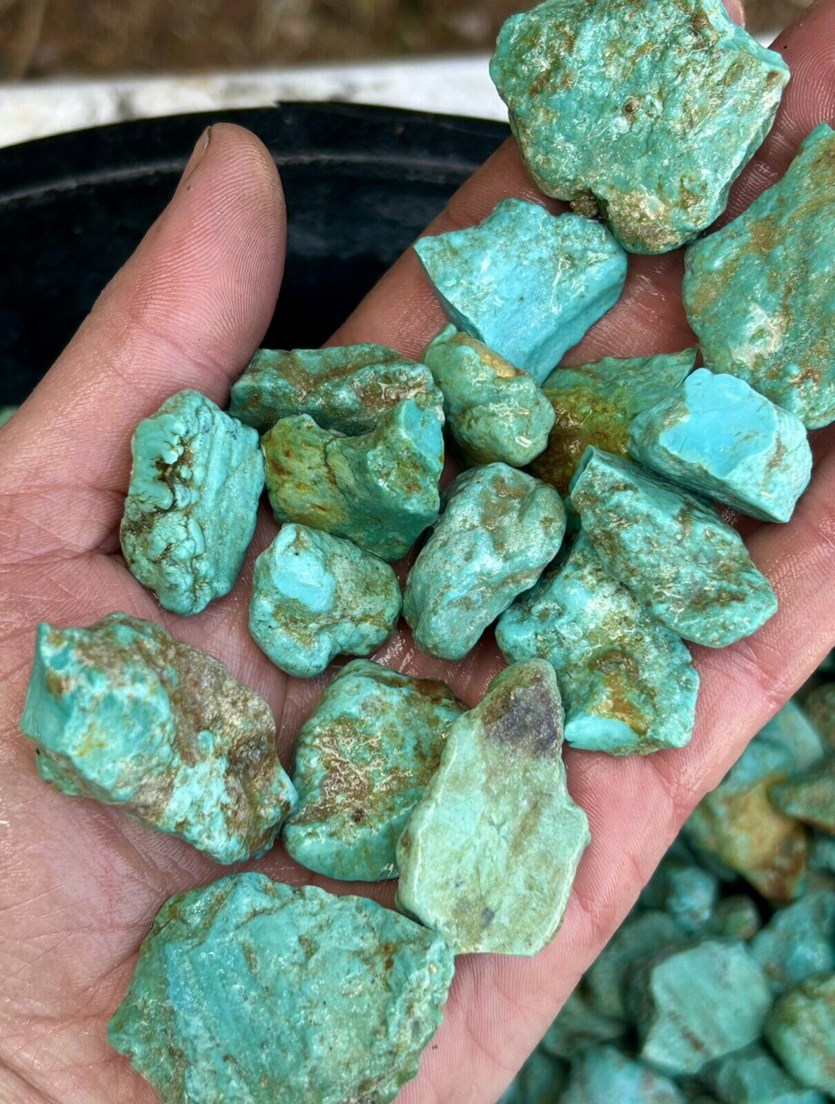 Special Offer: 1 LB of Turquoise Mountain. Classic Light Blue Genuine Turquoise