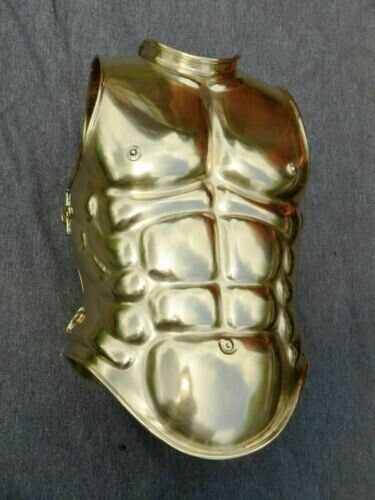 18g Steel Medieval Knight Roman Musculata Muscle Cuirass Warrior Breastplate